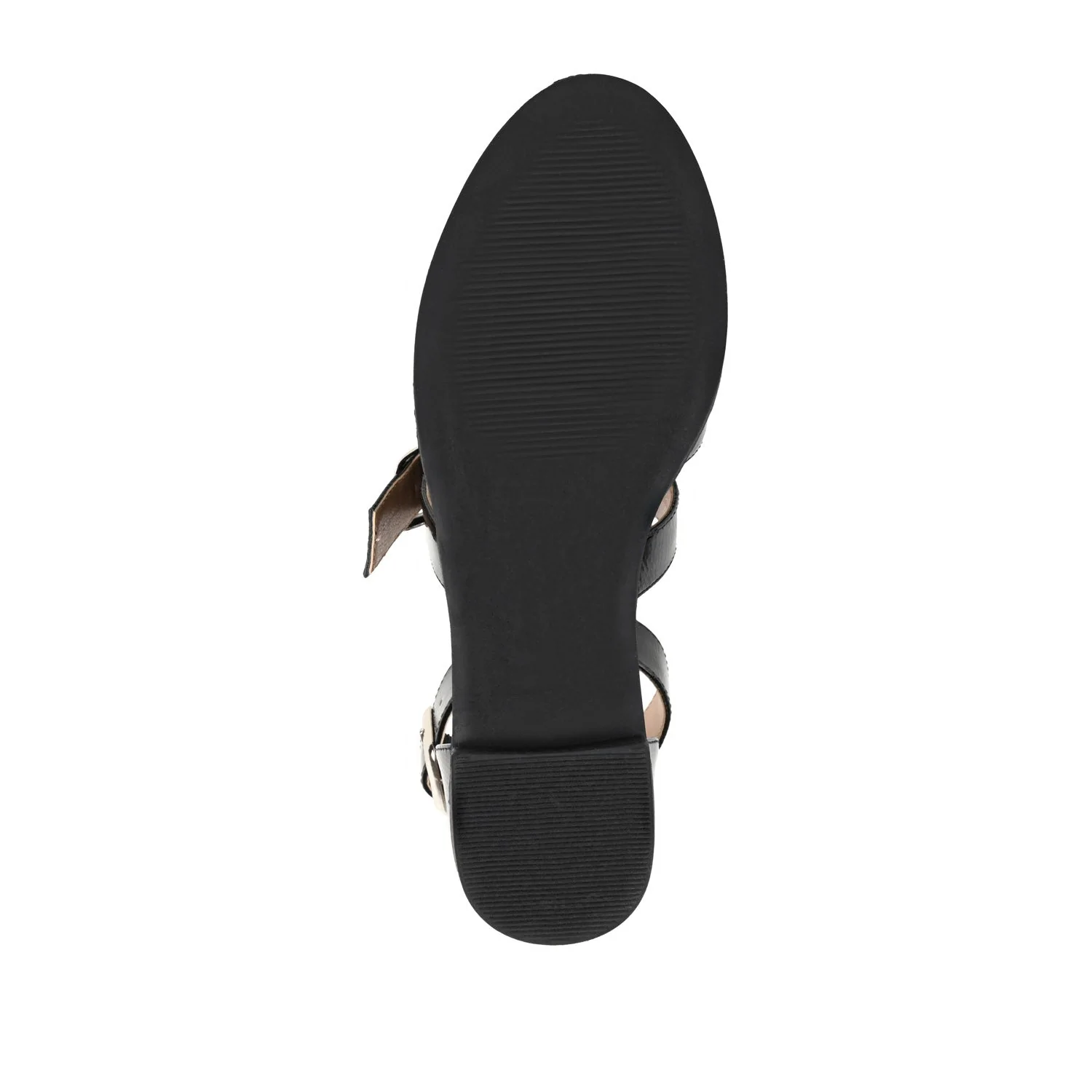 CONSTANCE MARY JANE LOAFER FLAT IN PATENT - Black - Image 8