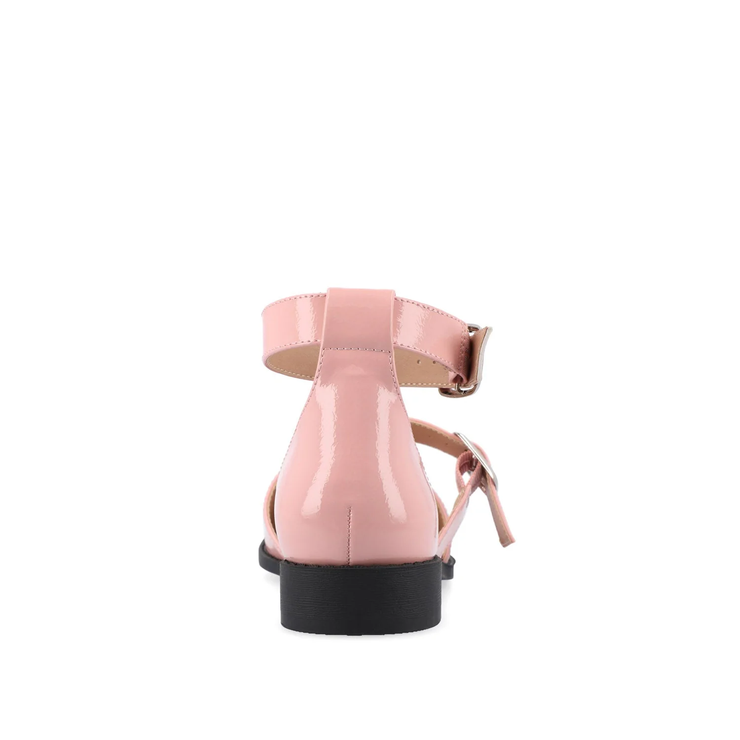 CONSTANCE MARY JANE LOAFER FLAT IN PATENT - Blush - Image 7