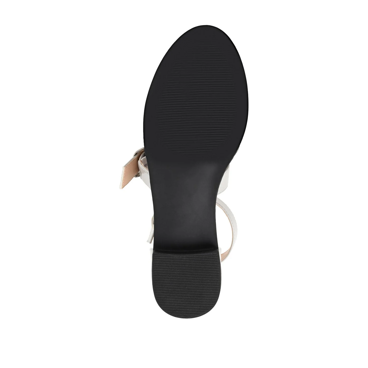 CONSTANCE MARY JANE LOAFER FLAT IN PATENT - Grey - Image 8