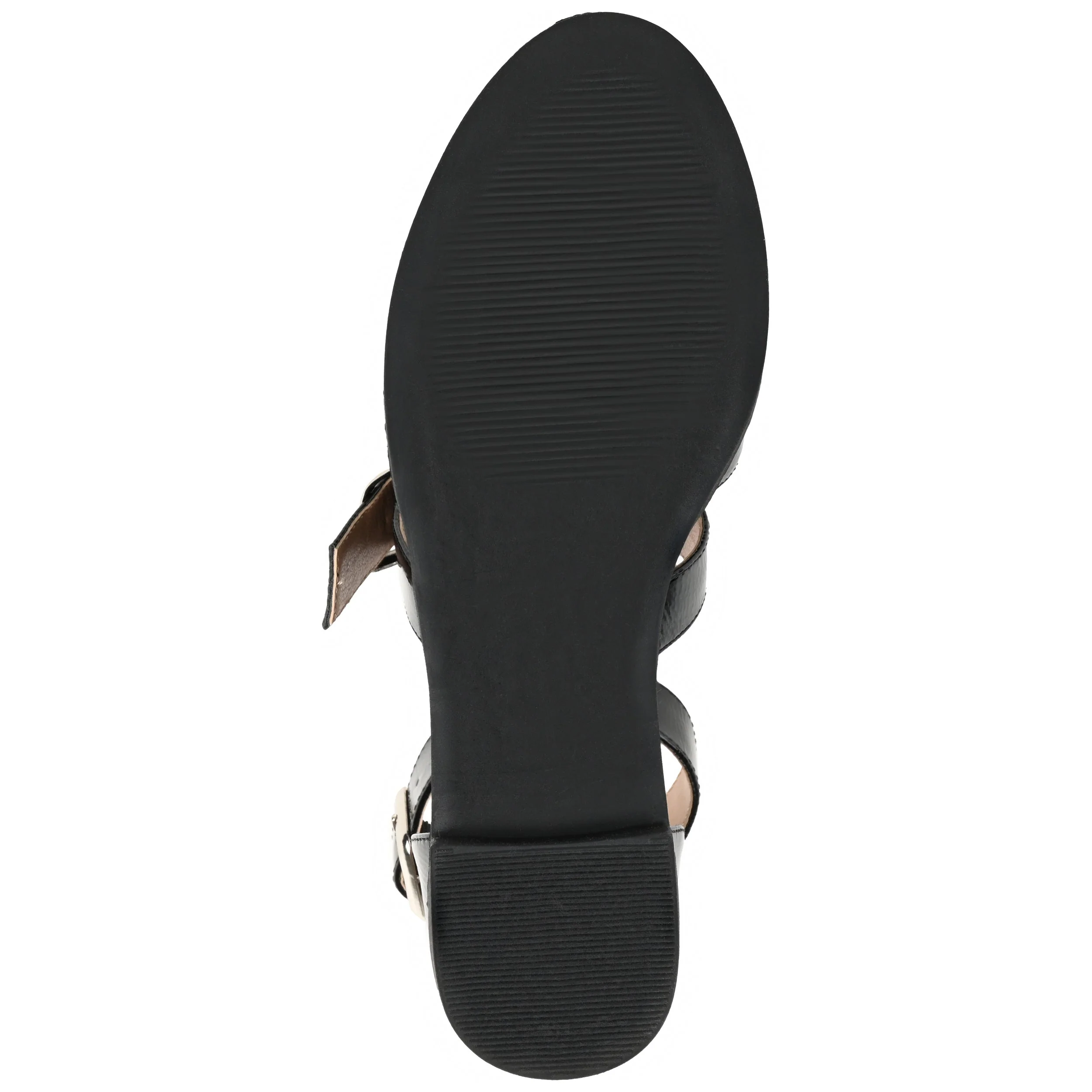 CONSTANCE MARY JANE LOAFER FLATS IN WIDE - Black - Image 7
