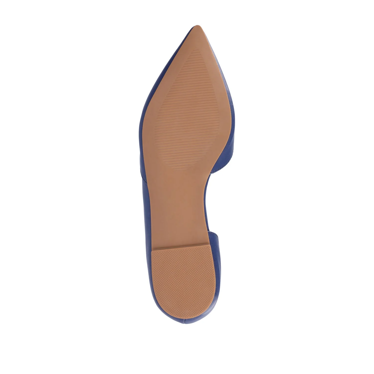 CORTNI D'ORSAY FLATS IN VEGAN LEATHER - Blue PU - Image 8