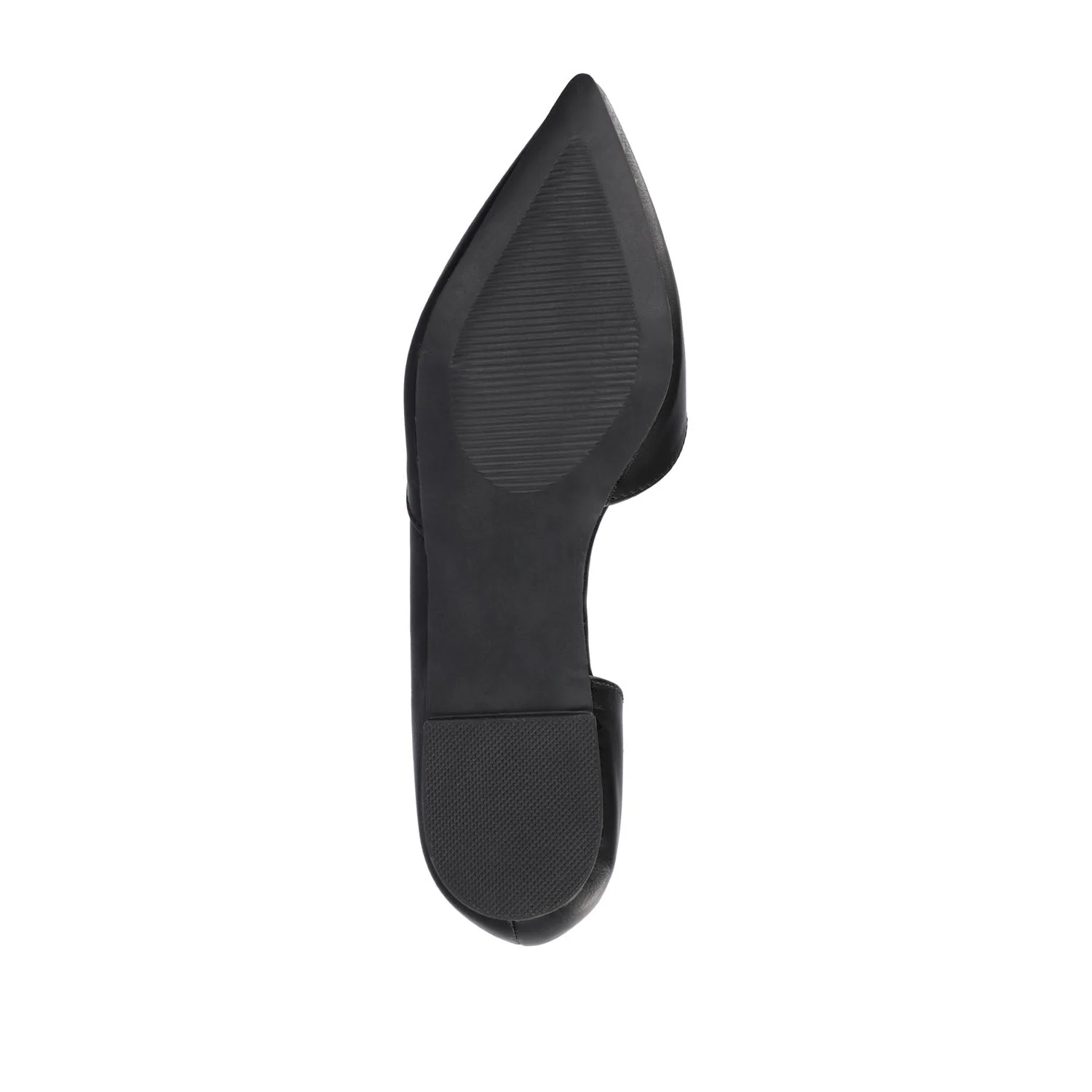 CORTNI D'ORSAY FLATS IN WIDE - Black PU - Image 7