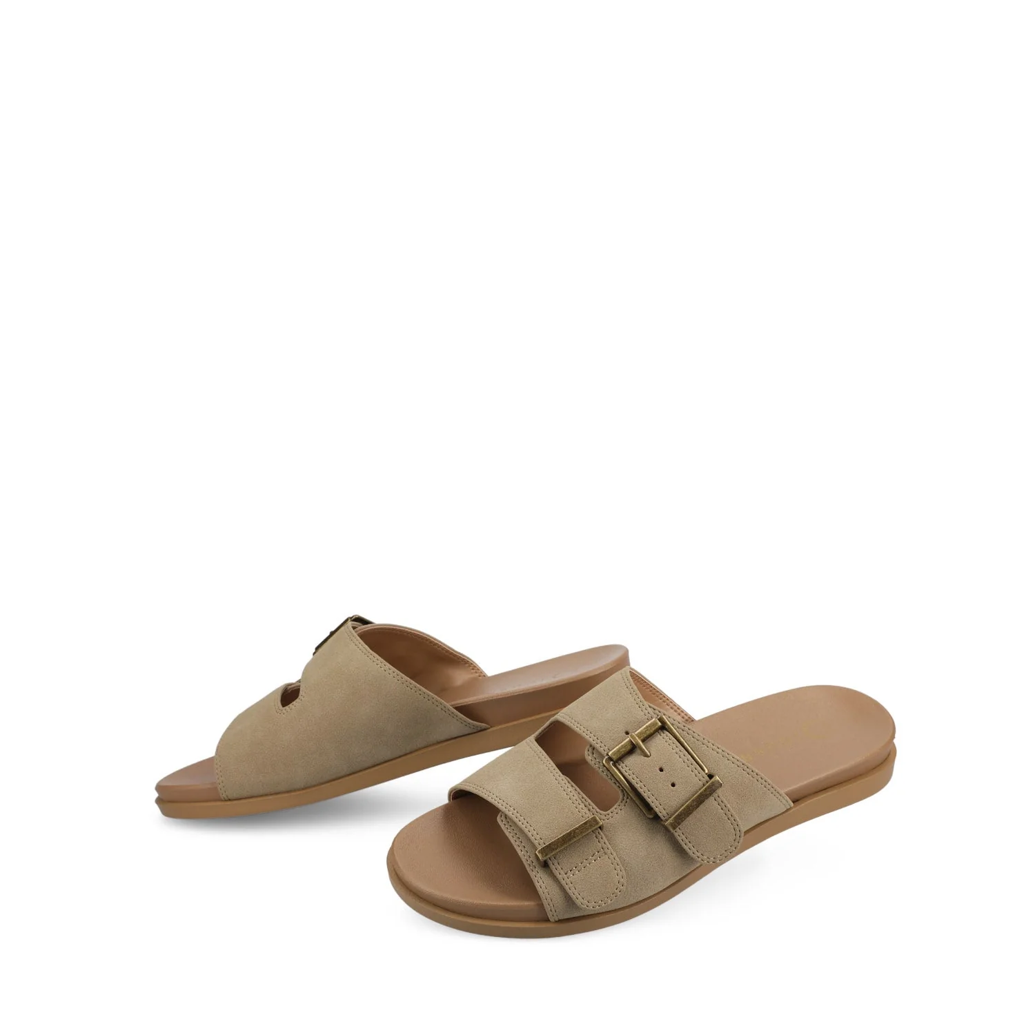 COSETTE FLAT SANDALS - Taupe - Image 2