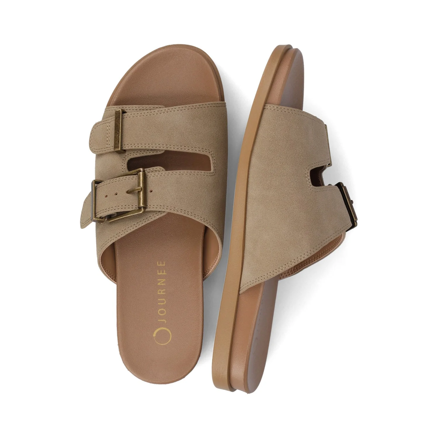 COSETTE FLAT SANDALS - Taupe - Image 3