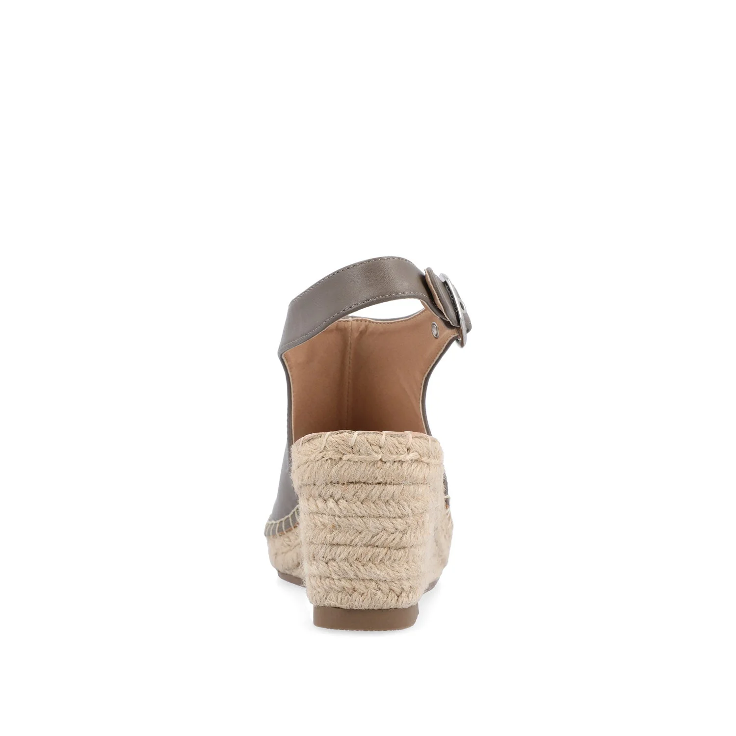 CREW ESPADRILLE WEDGE HEELED SANDALS - Taupe PU - Image 8