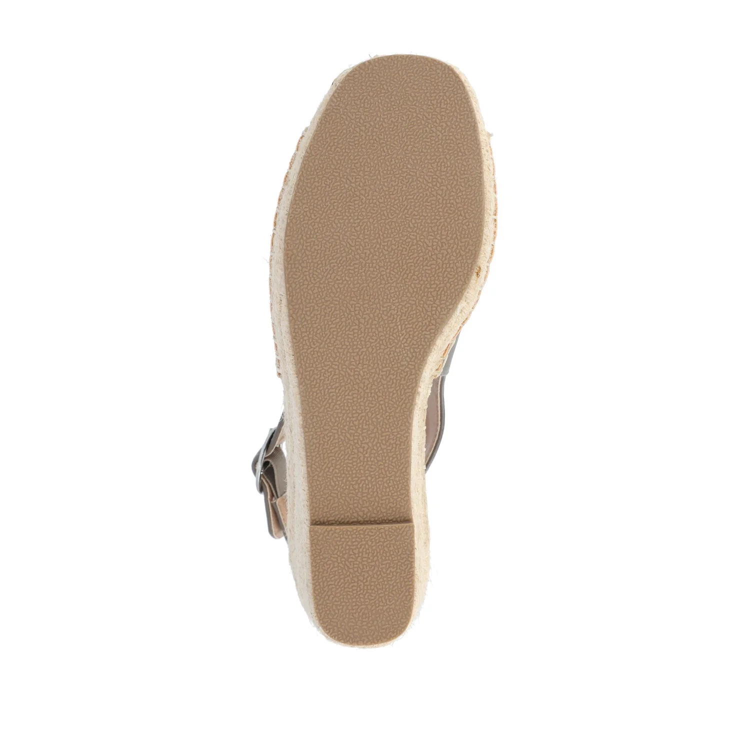 CREW ESPADRILLE WEDGE HEELED SANDALS - Taupe PU - Image 9