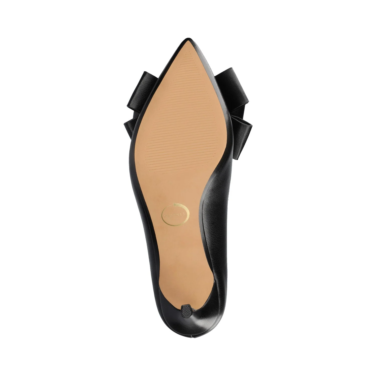 CRYSTOL STILETTO PUMP HEELS IN VEGAN LEATHER - Black - Image 5