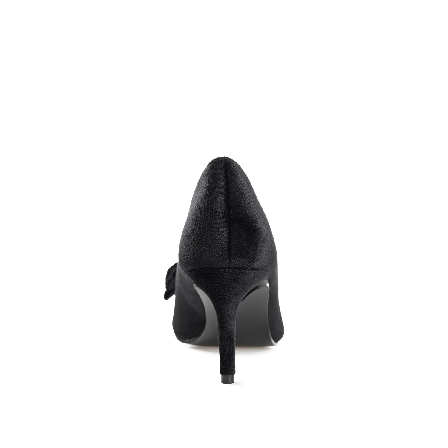 CRYSTOL STILETTO PUMP HEELS IN WIDE - Black - Image 7