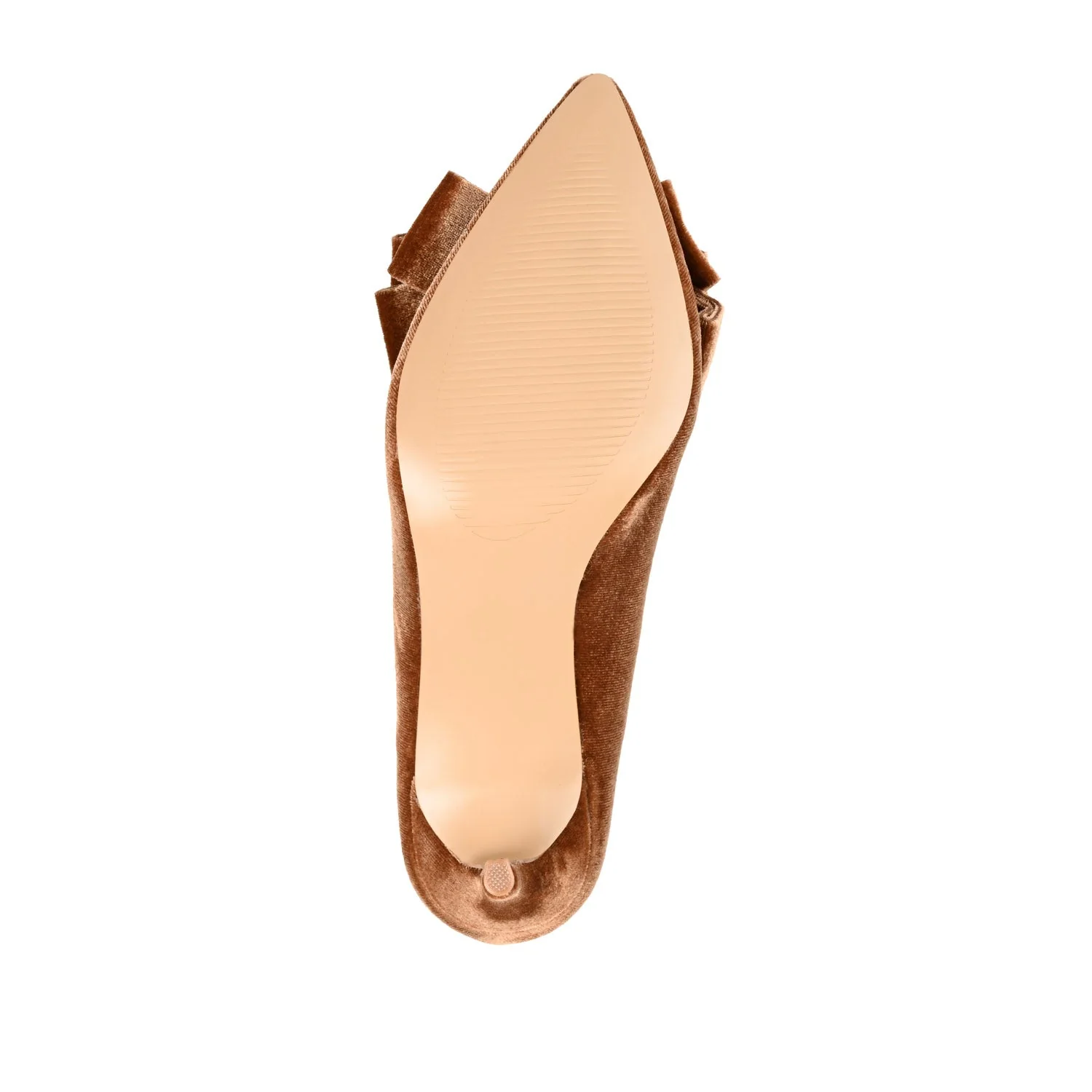 CRYSTOL STILETTO PUMP HEELS IN WIDE - Brown - Image 8