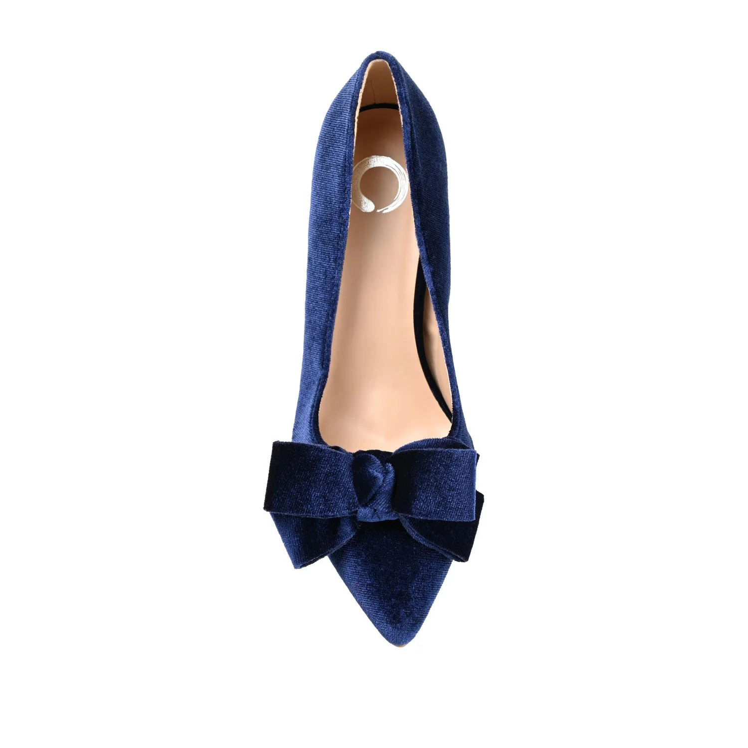 CRYSTOL STILETTO PUMP HEELS IN WIDE - Navy Nubuck - Image 6