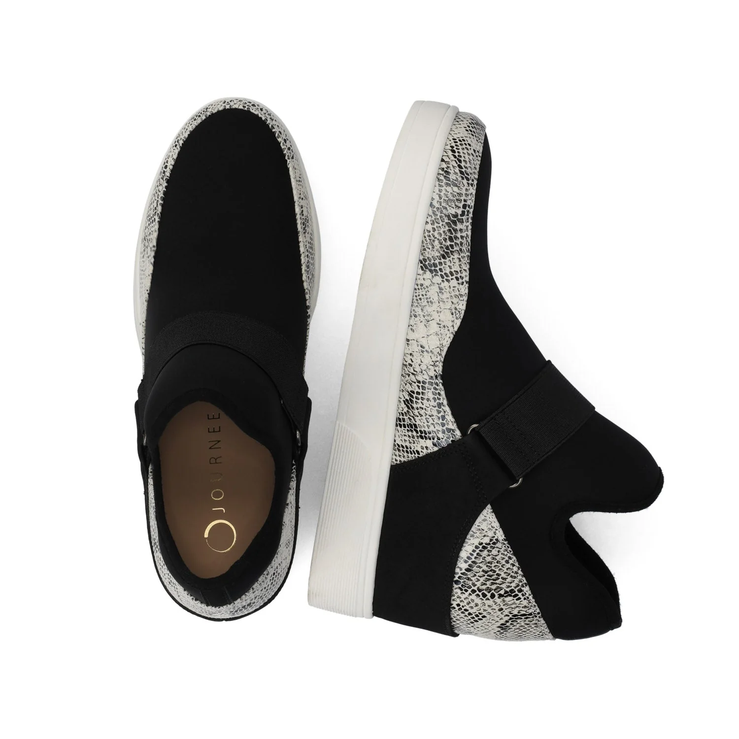 DAMARI HIGH TOP WEDGE SNEAKER - Snake - Image 3