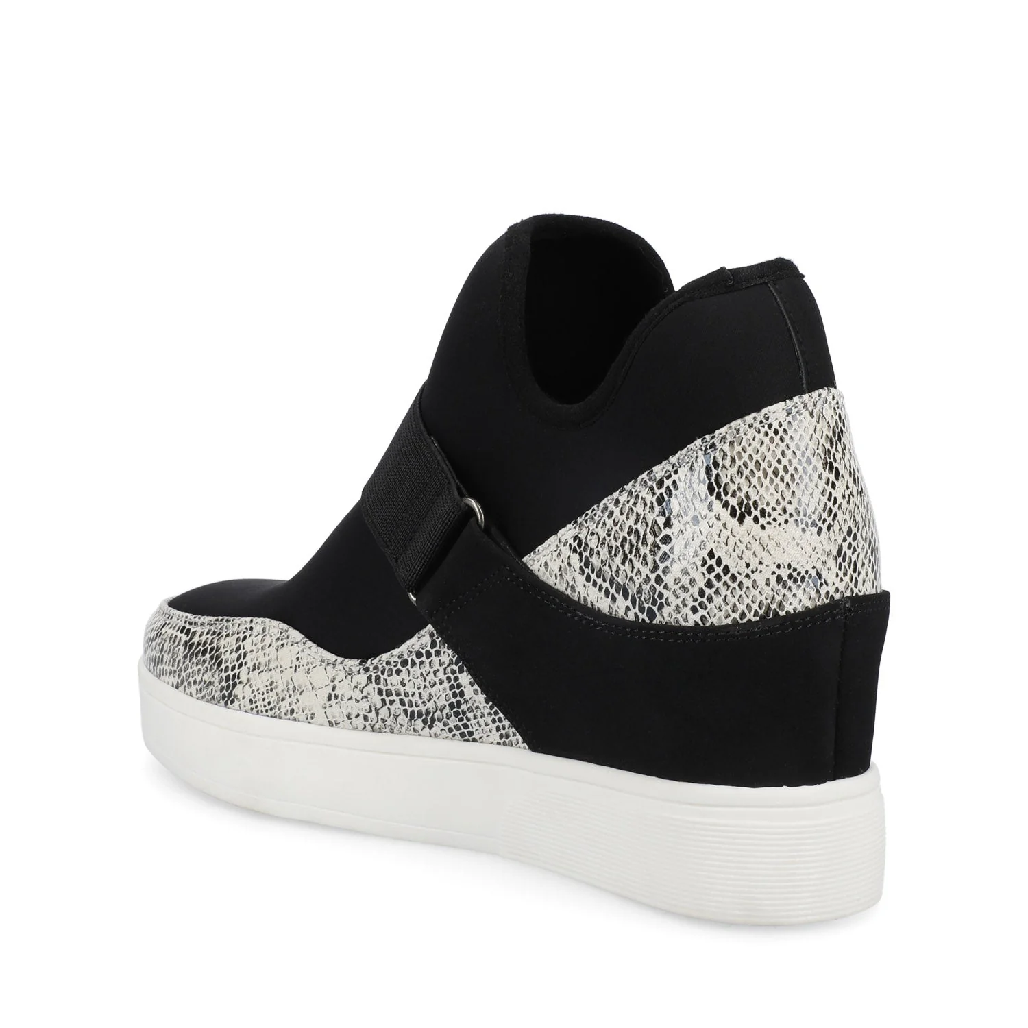 DAMARI HIGH TOP WEDGE SNEAKER - Snake - Image 4
