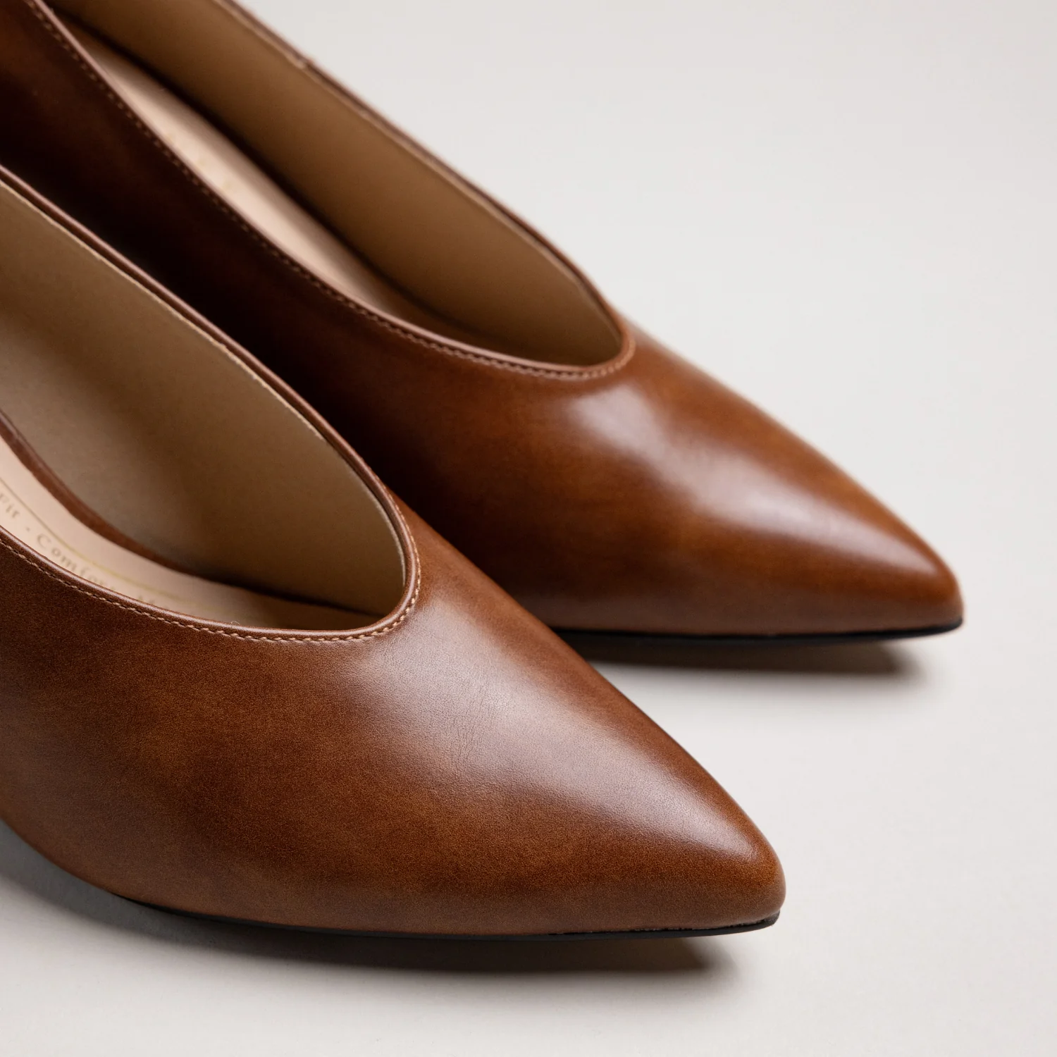 DANIKA DRESS WEDGES - Cognac - Image 2