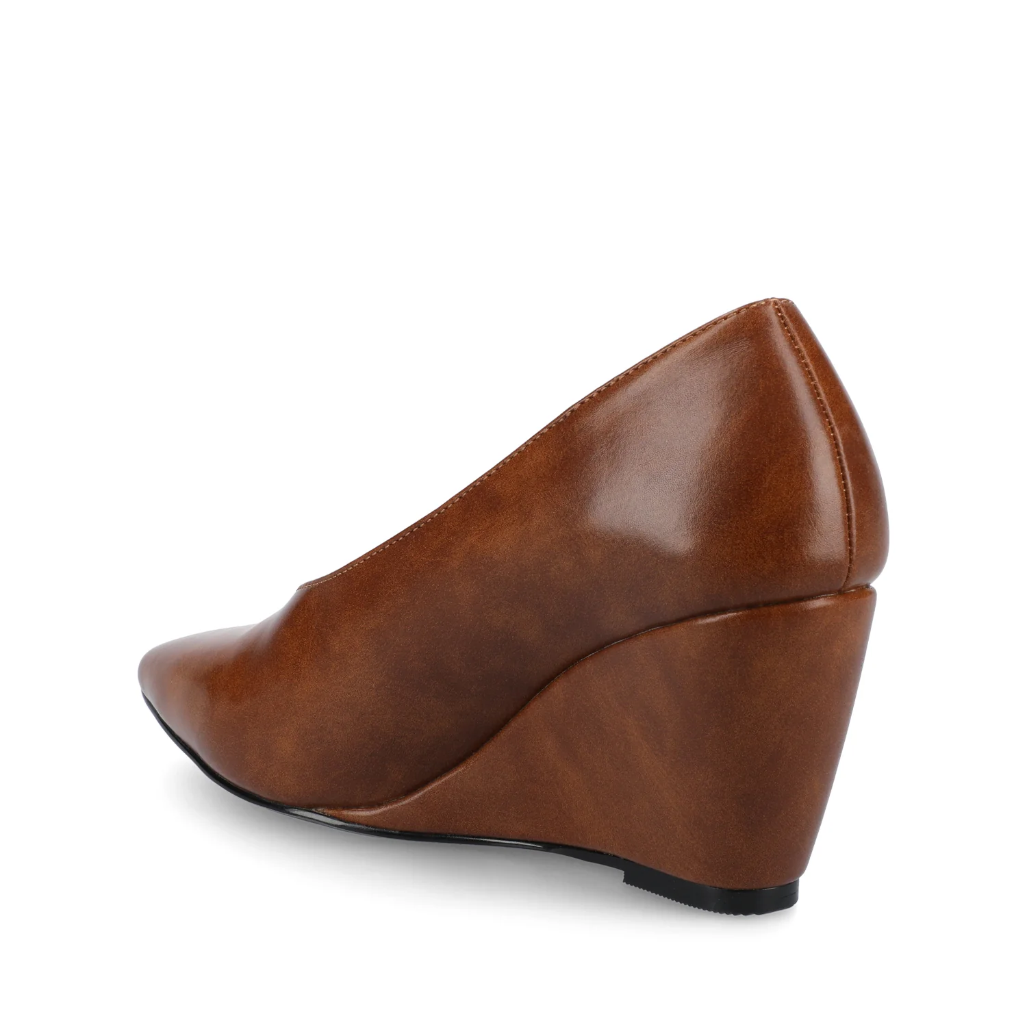 DANIKA DRESS WEDGES - Cognac - Image 5