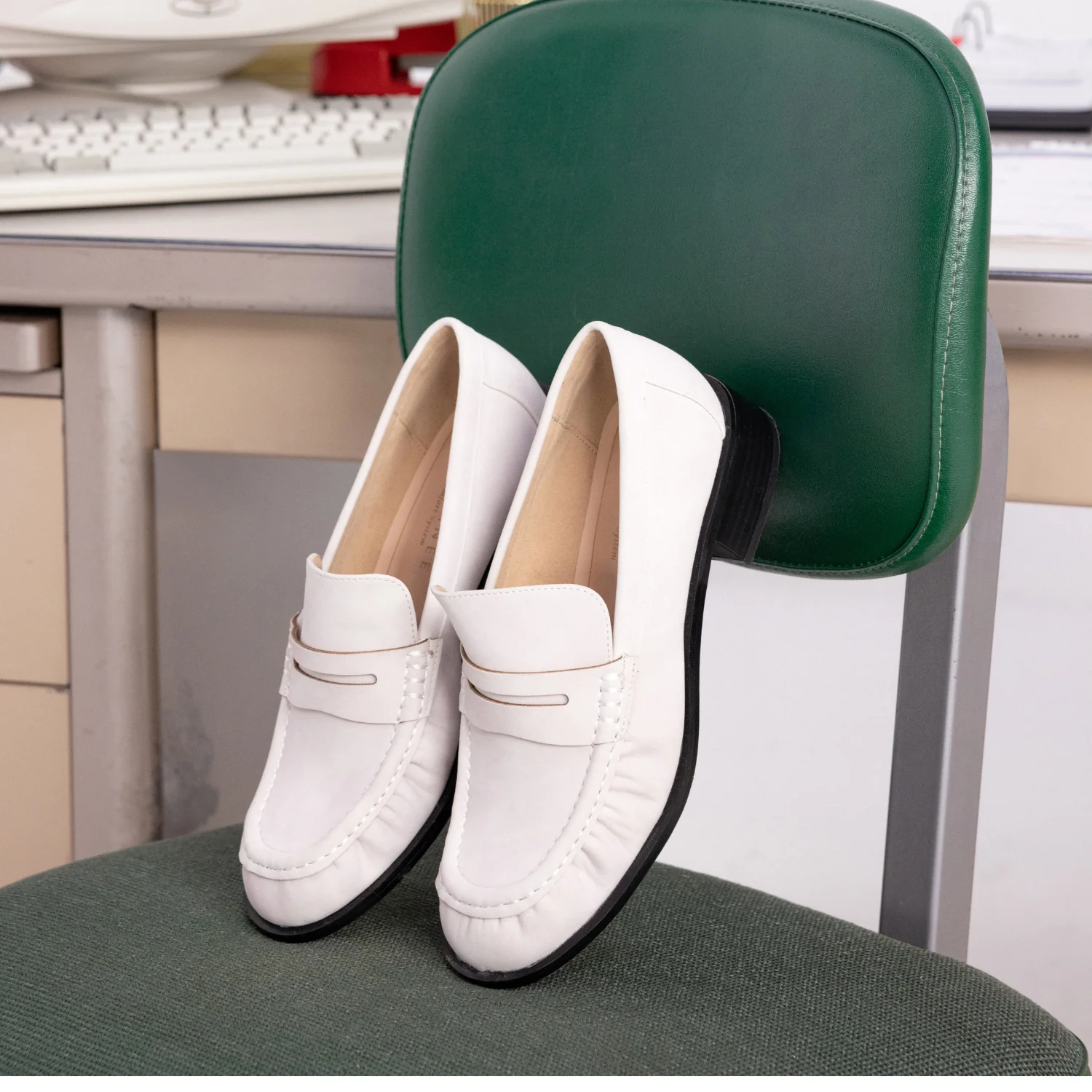 DANNA PENNY LOAFER - Bone - Image 3
