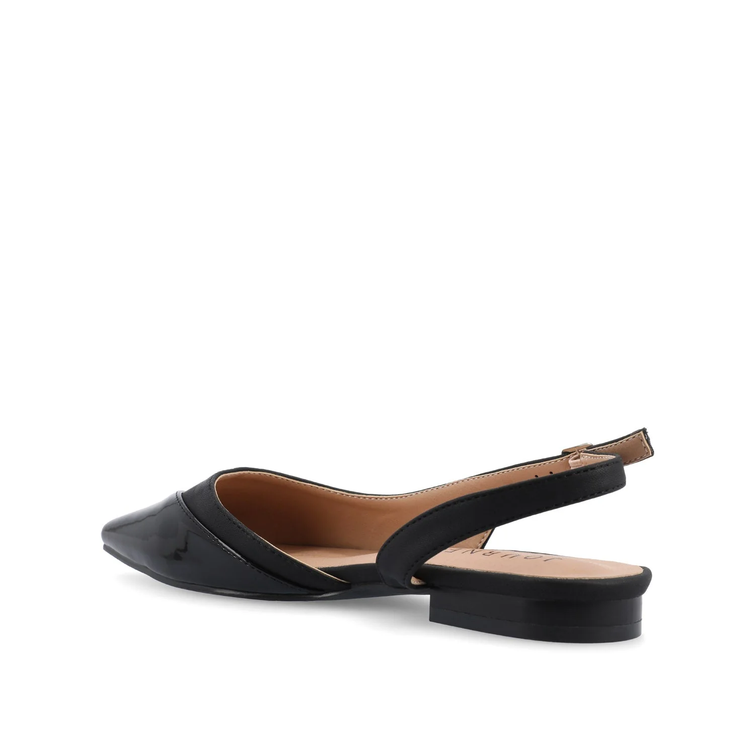 DAPHNNE BALLET FLATS IN TWEED FABRIC IN WIDE - Black - Image 4