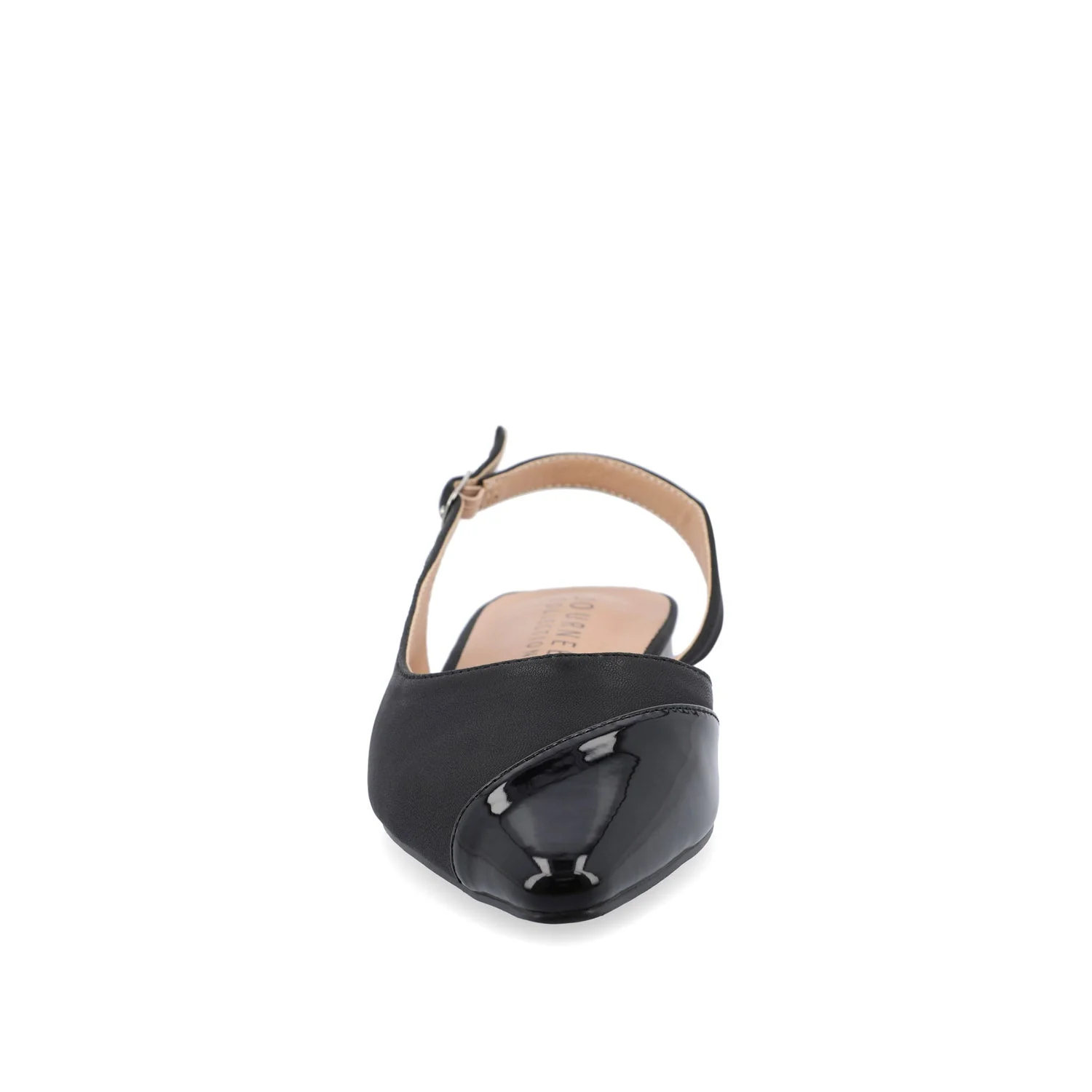 DAPHNNE BALLET FLATS IN TWEED FABRIC IN WIDE - Black - Image 5