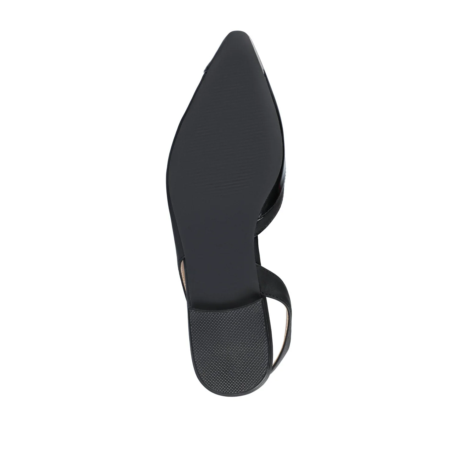 DAPHNNE BALLET FLATS IN TWEED FABRIC IN WIDE - Black - Image 8