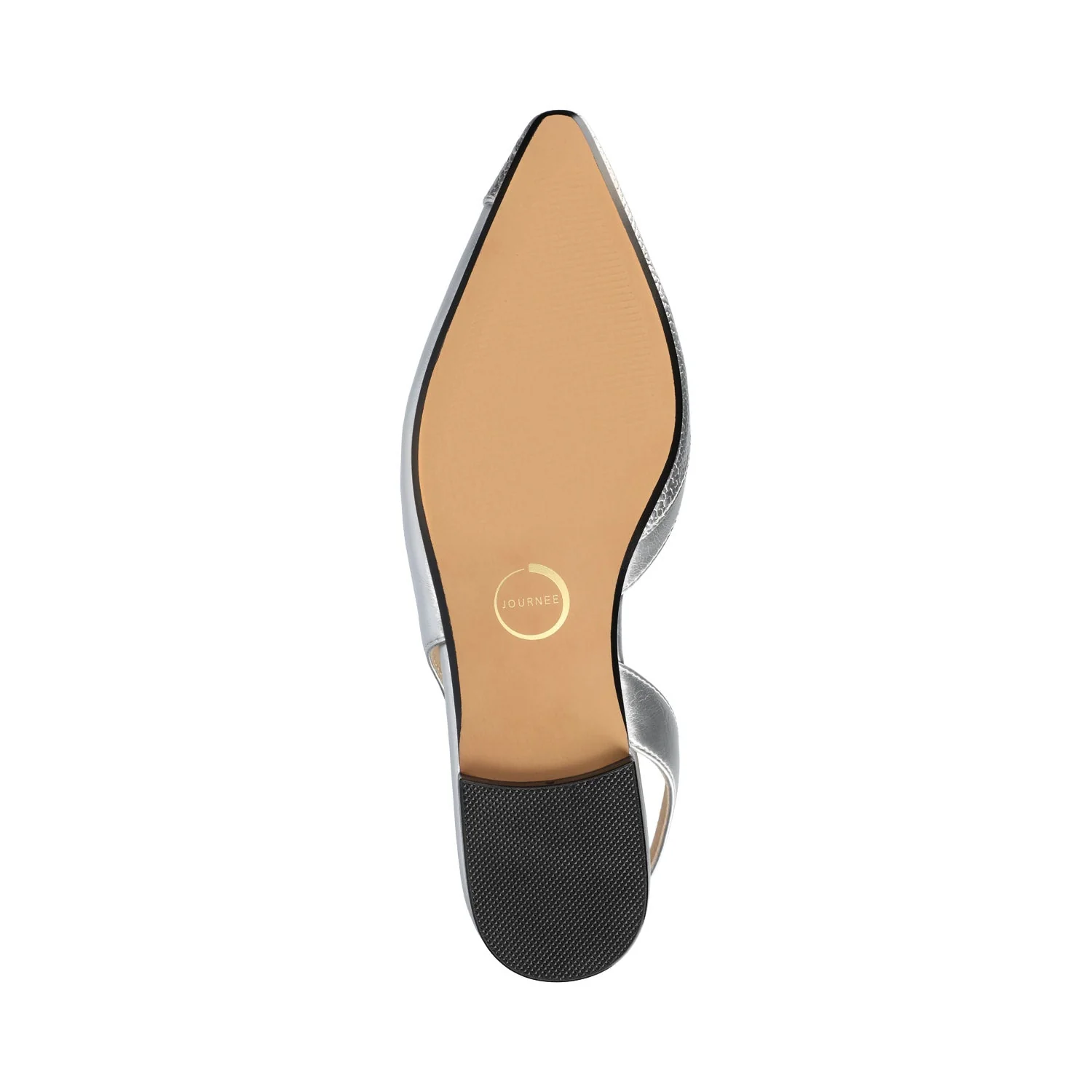 DAPHNNE BALLET FLATS IN TWEED FABRIC STATEMENT - Silver - Image 5