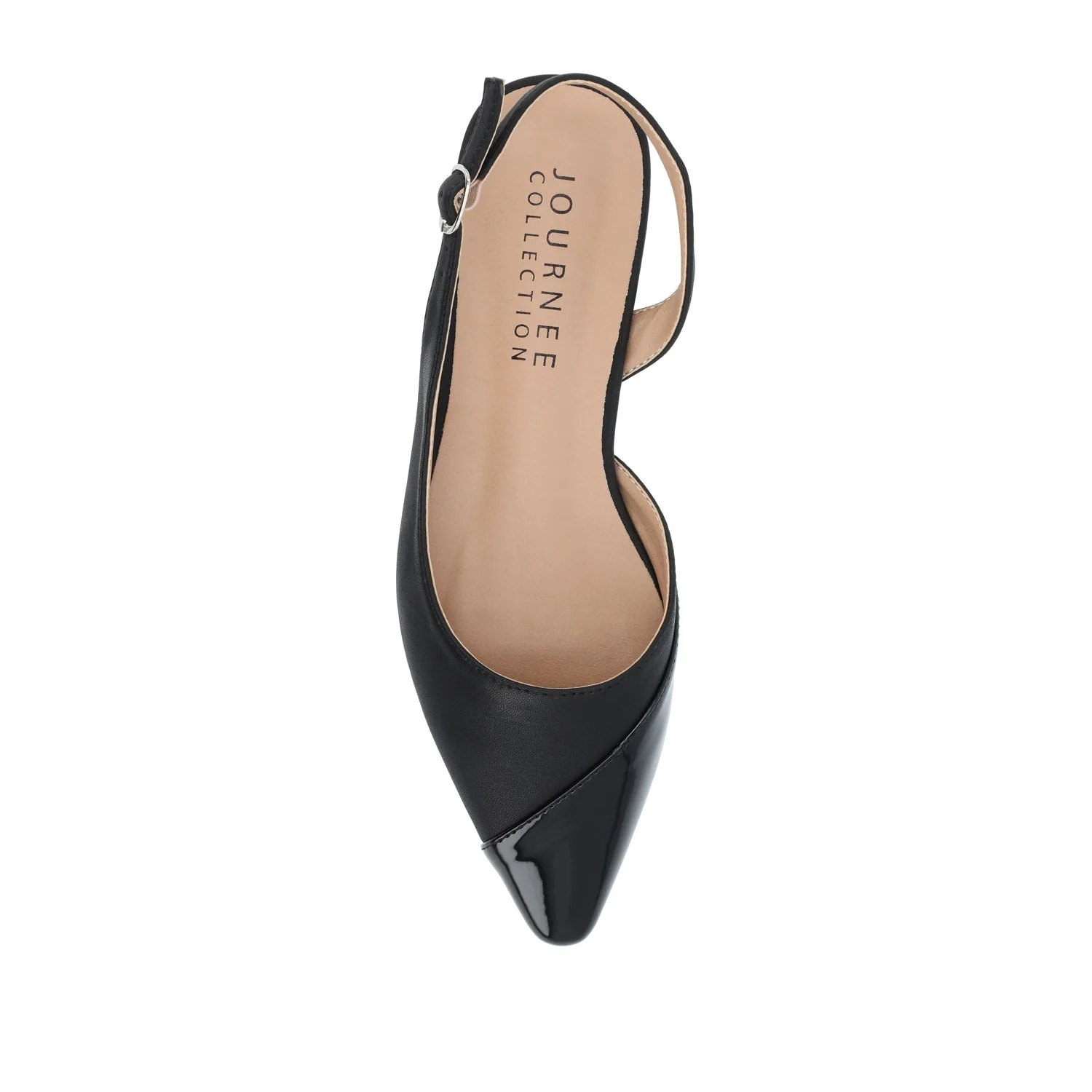DAPHNNE BALLET FLATS IN TWEED FABRIC - Black - Image 6