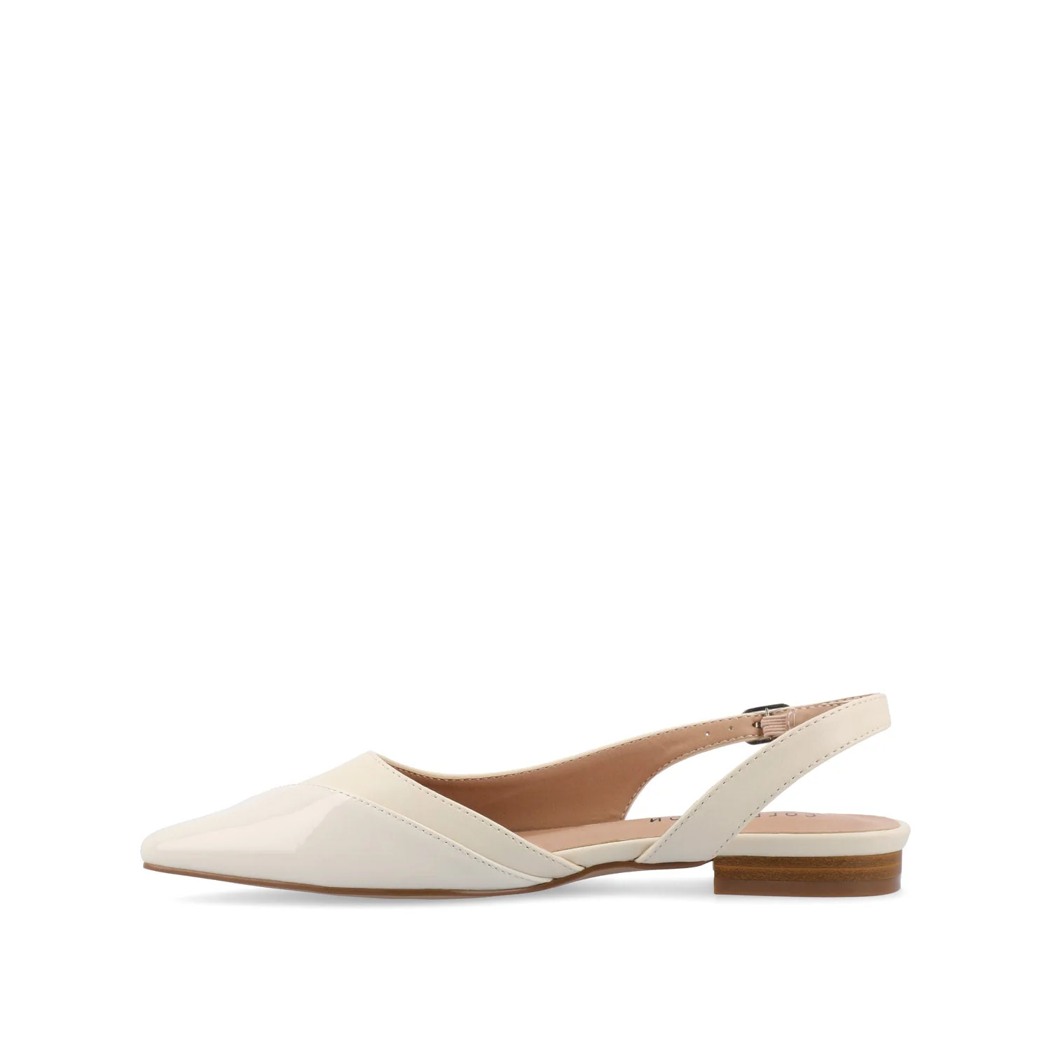 DAPHNNE BALLET FLATS IN TWEED FABRIC - Ivory - Image 3