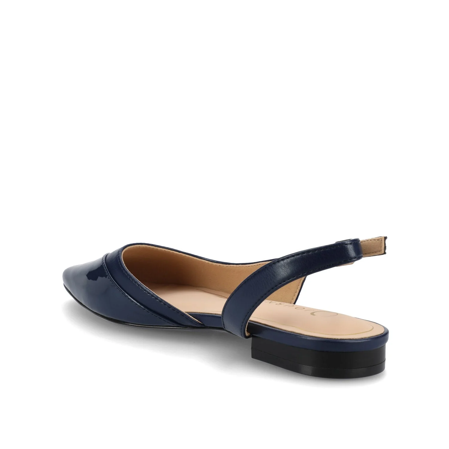 DAPHNNE BALLET FLATS IN TWEED FABRIC - Navy Nubuck - Image 4