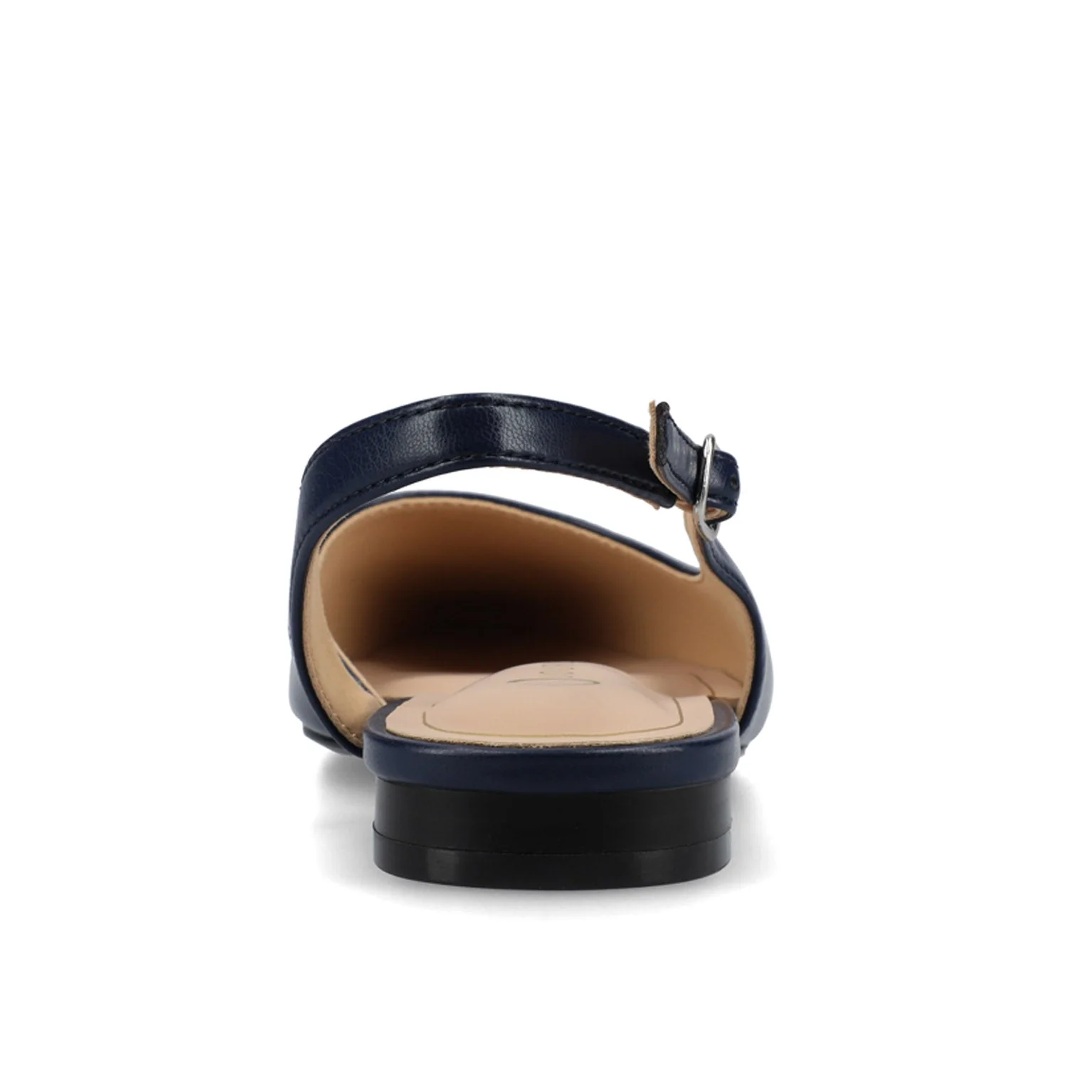 DAPHNNE BALLET FLATS IN TWEED FABRIC - Navy Nubuck - Image 7