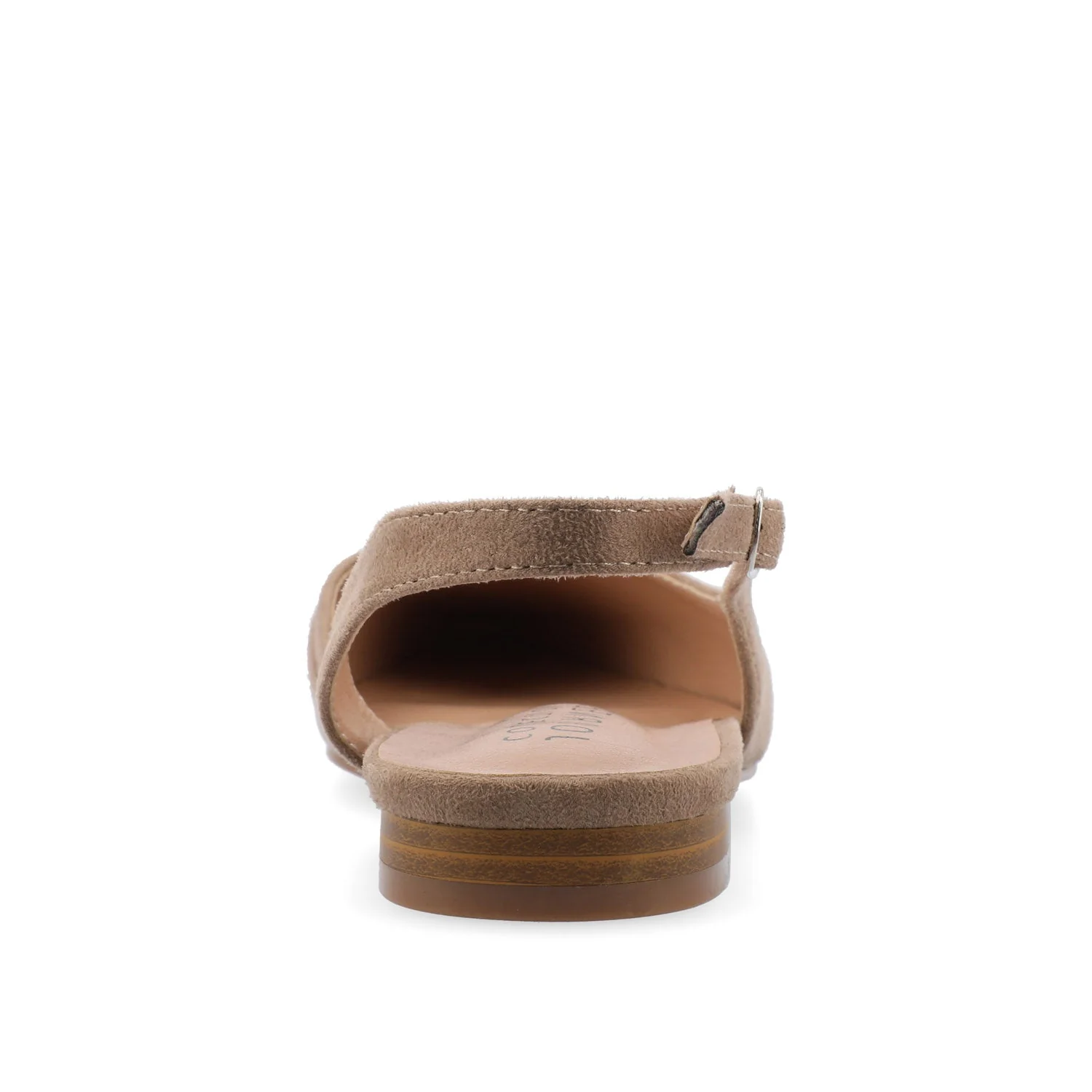 DAPHNNE BALLET FLATS IN TWEED FABRIC - Taupe - Image 7