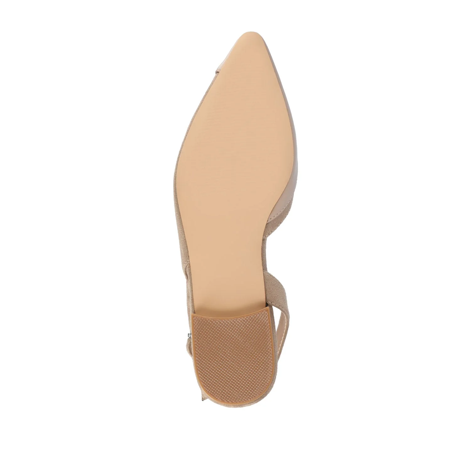 DAPHNNE BALLET FLATS IN TWEED FABRIC - Taupe - Image 8