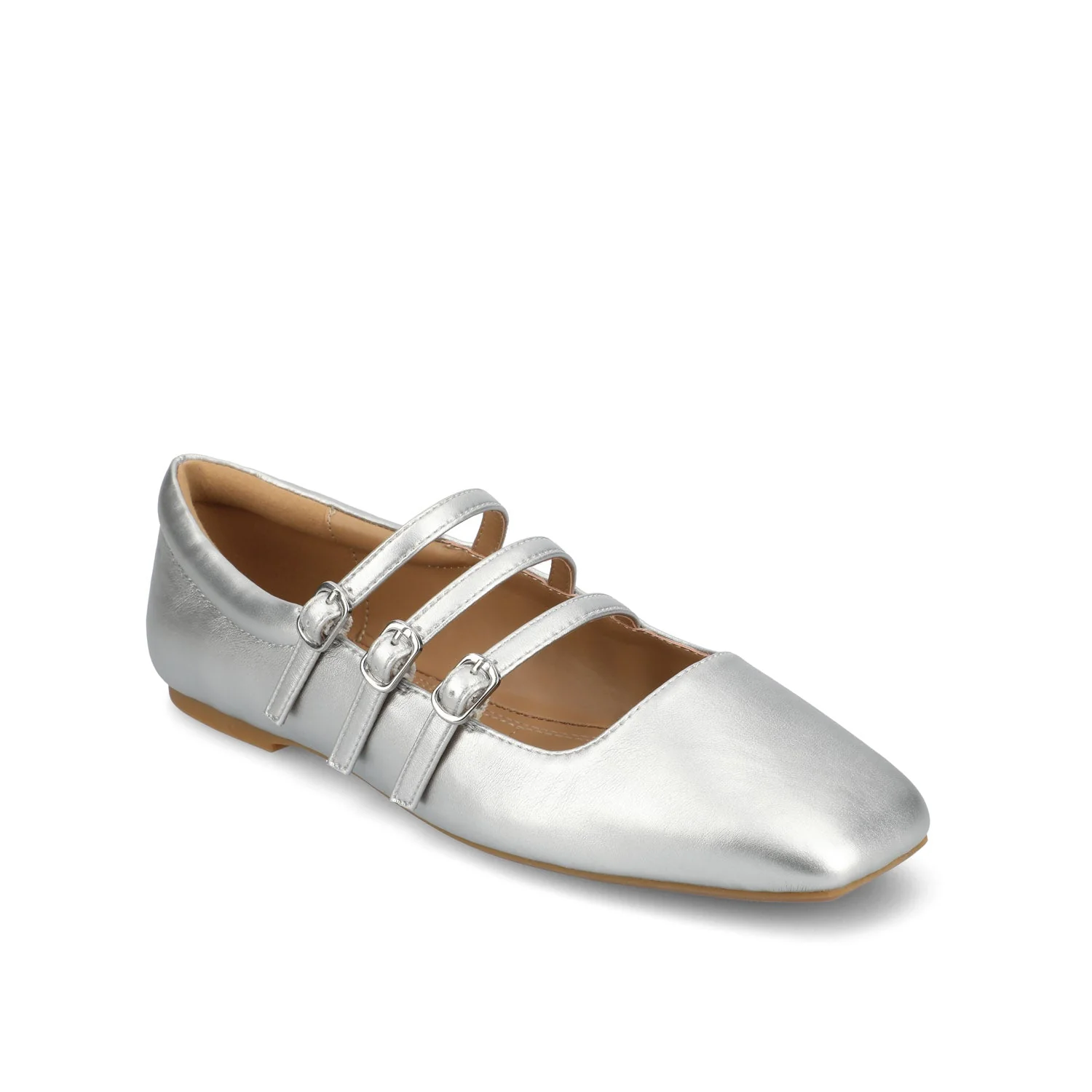 DARLIN STATEMENT FLATS IN WIDE - Silver - Image 2