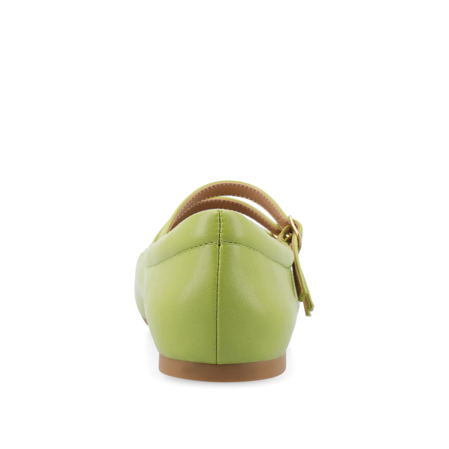 DARLIN BALLET FLATS IN VEGAN LEATHER - Green PU - Image 7