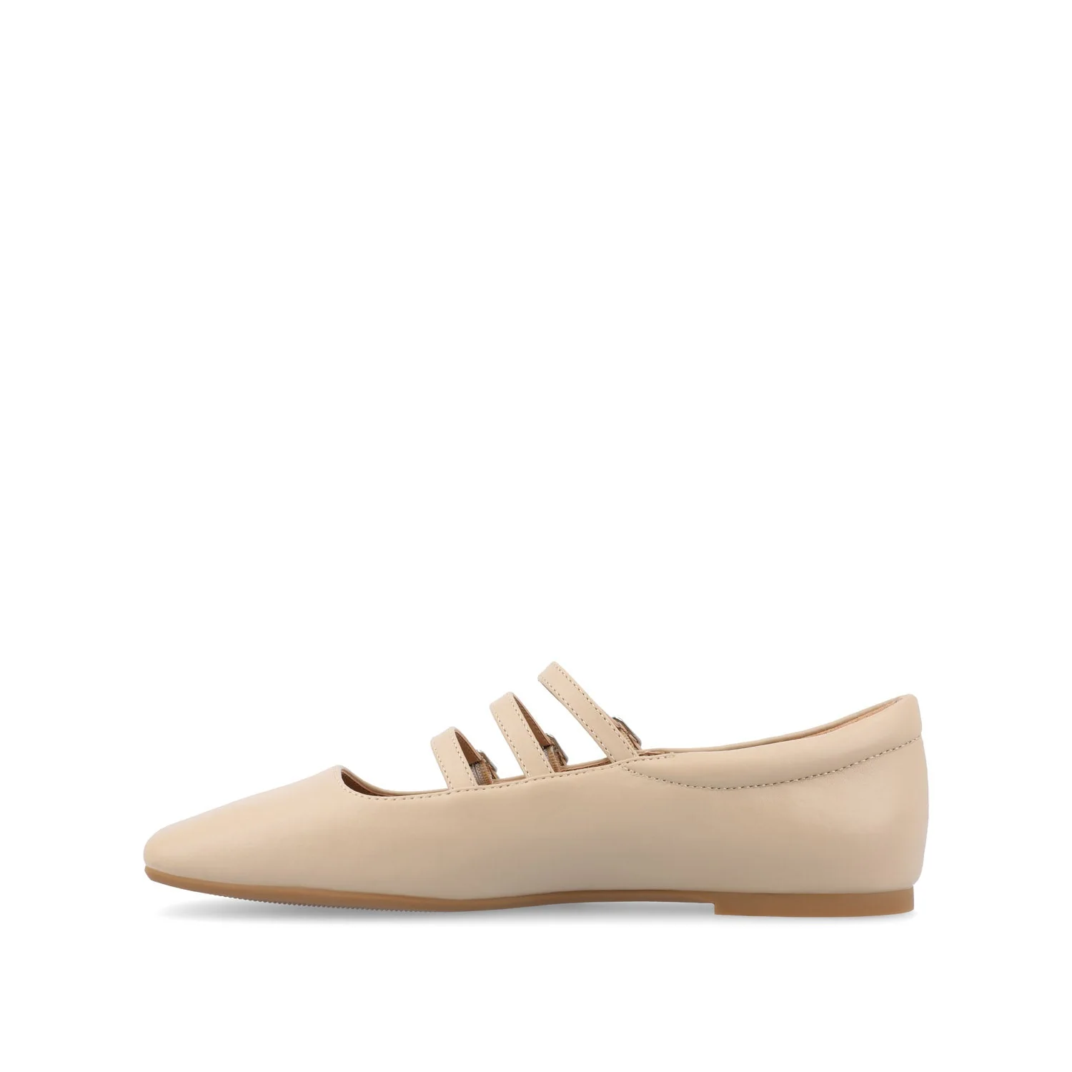 DARLIN BALLET FLATS IN VEGAN LEATHER - Nude PU - Image 3