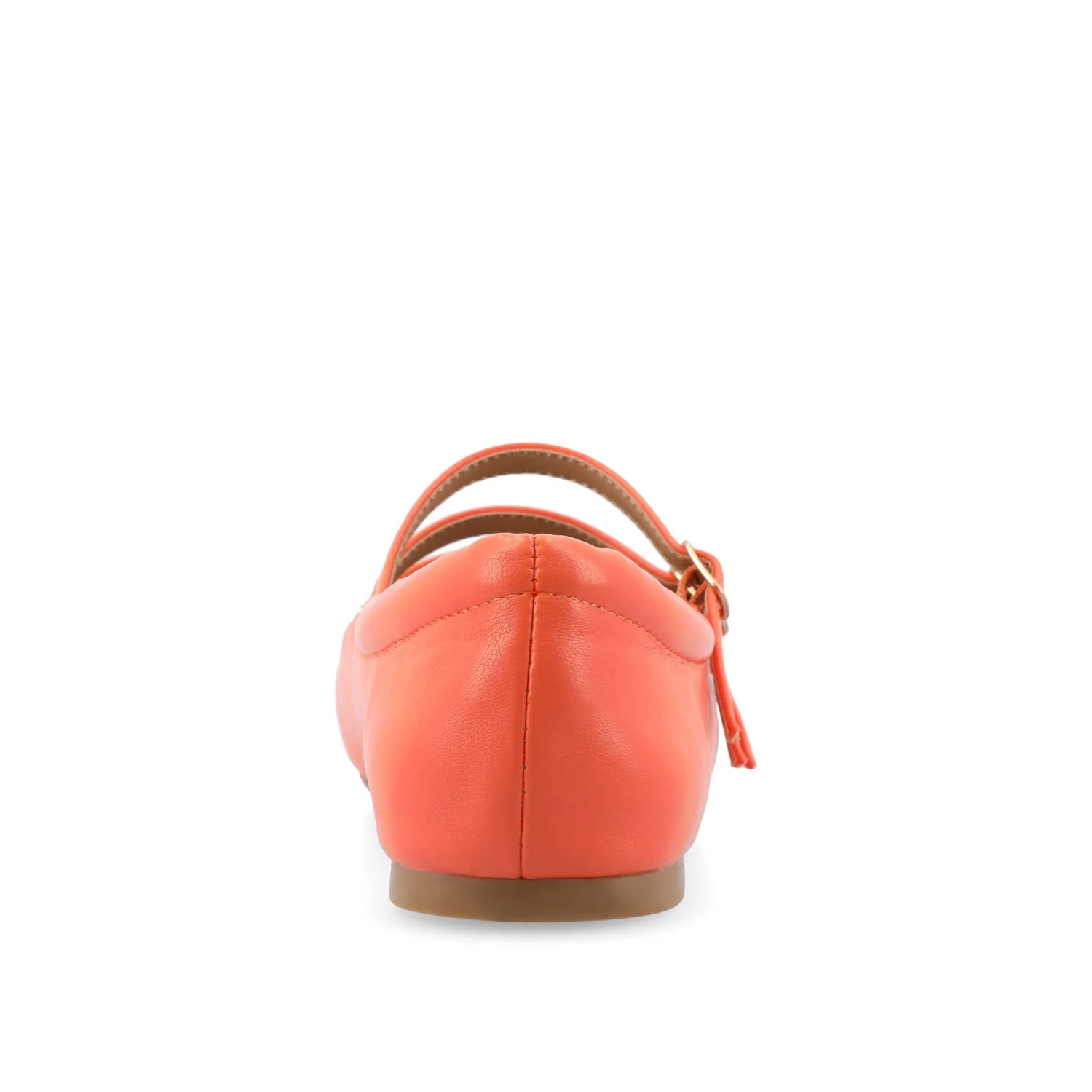DARLIN BALLET FLATS IN VEGAN LEATHER - Orange PU - Image 7