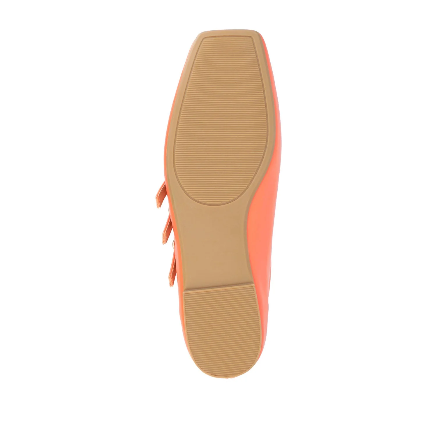 DARLIN BALLET FLATS IN VEGAN LEATHER - Orange PU - Image 8