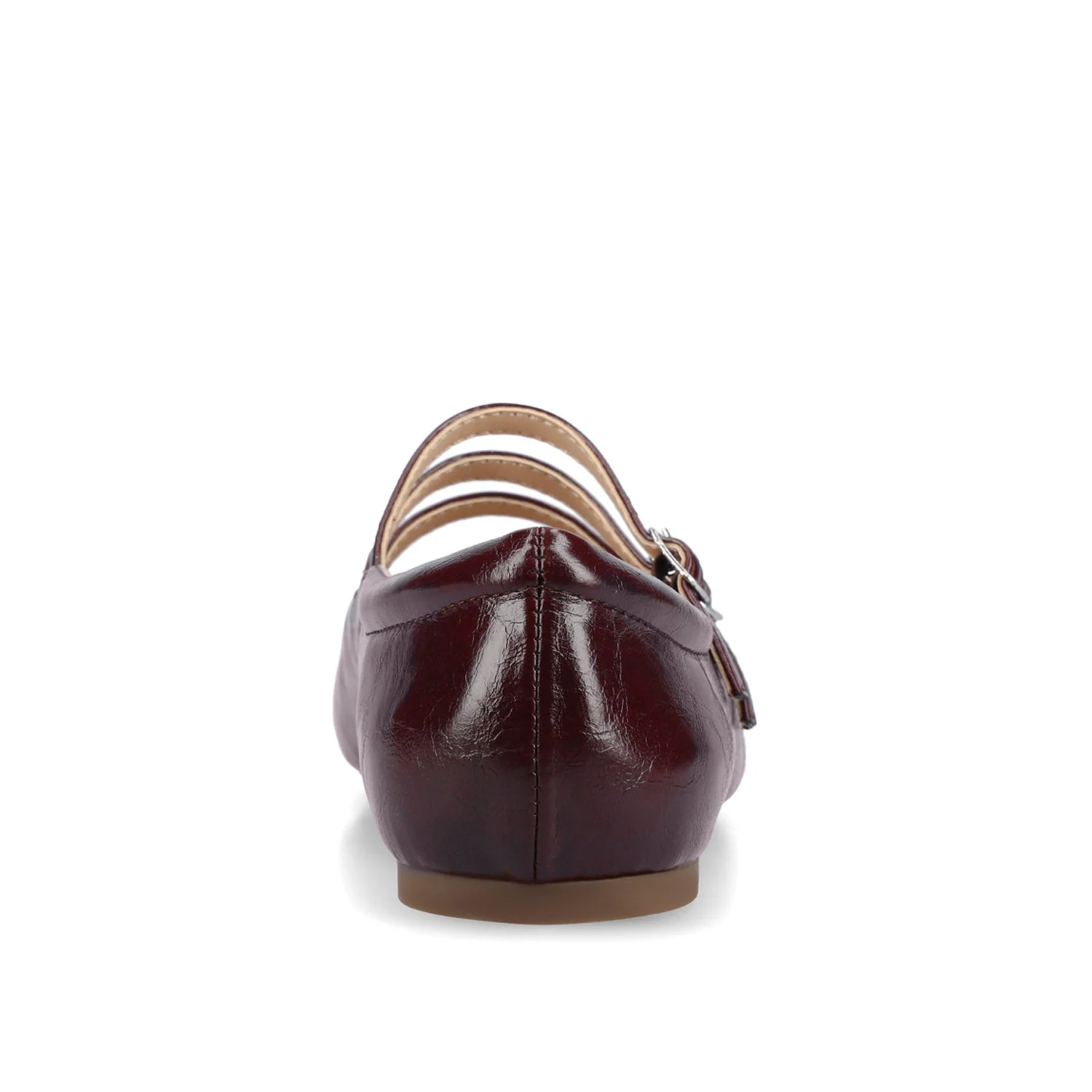 DARLIN BALLET FLATS IN STATEMENT - Crinkle Oxblood - Image 6