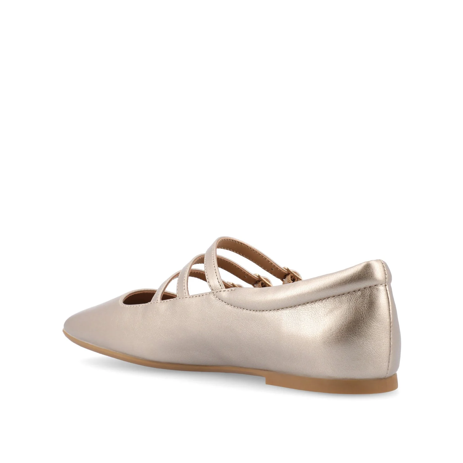 DARLIN BALLET FLATS IN STATEMENT - Gold PU - Image 4