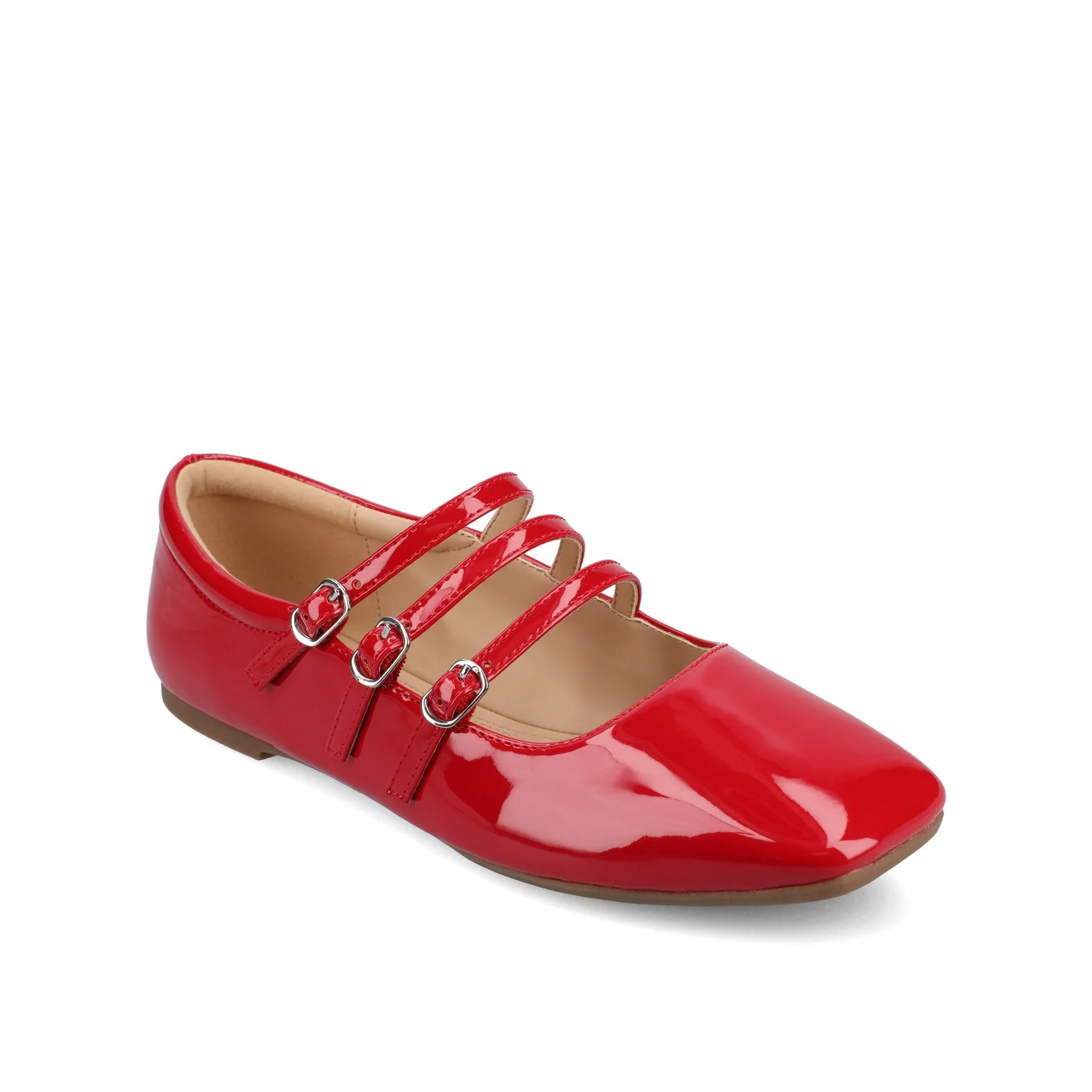 DARLIN BALLET FLATS IN STATEMENT - Red Patent - Image 2