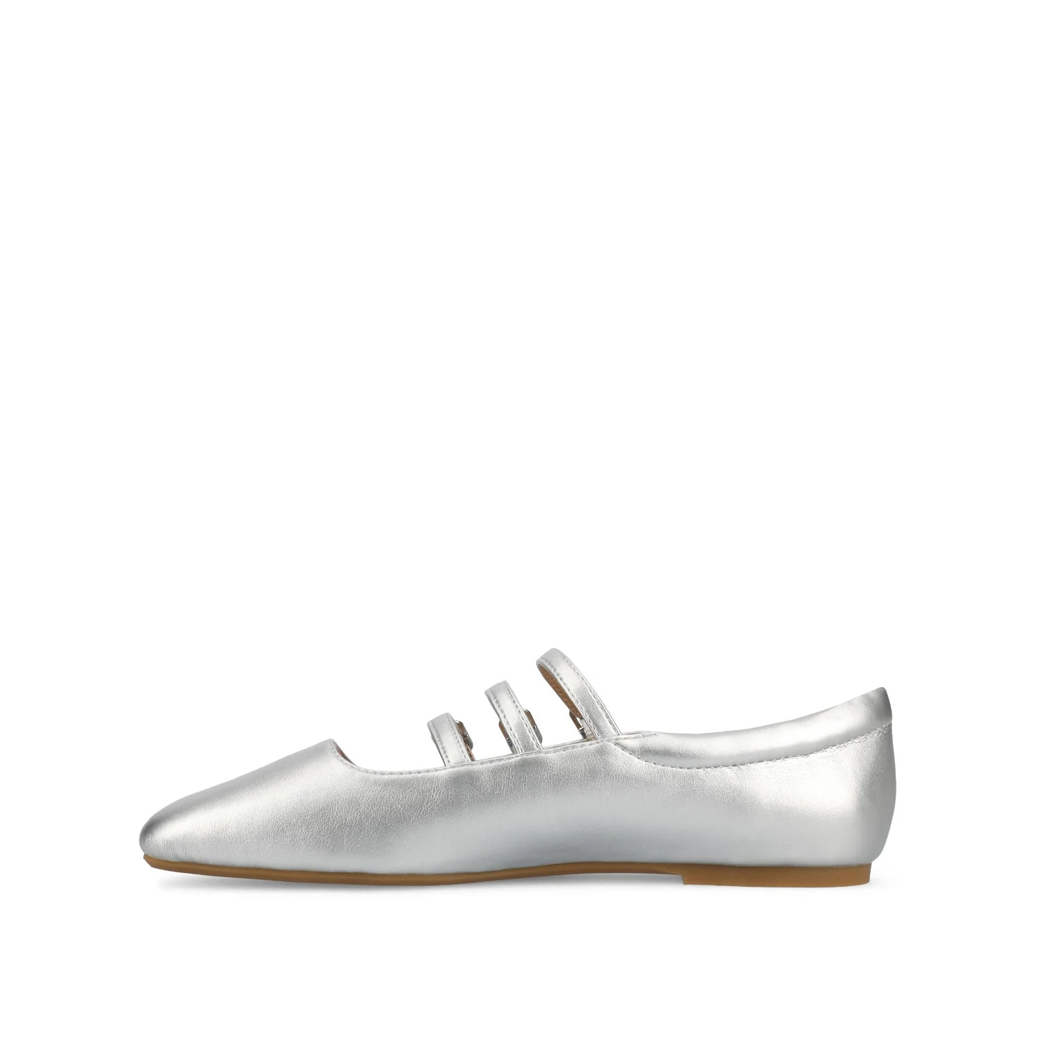 DARLIN BALLET FLATS IN STATEMENT - Silver PU - Image 3