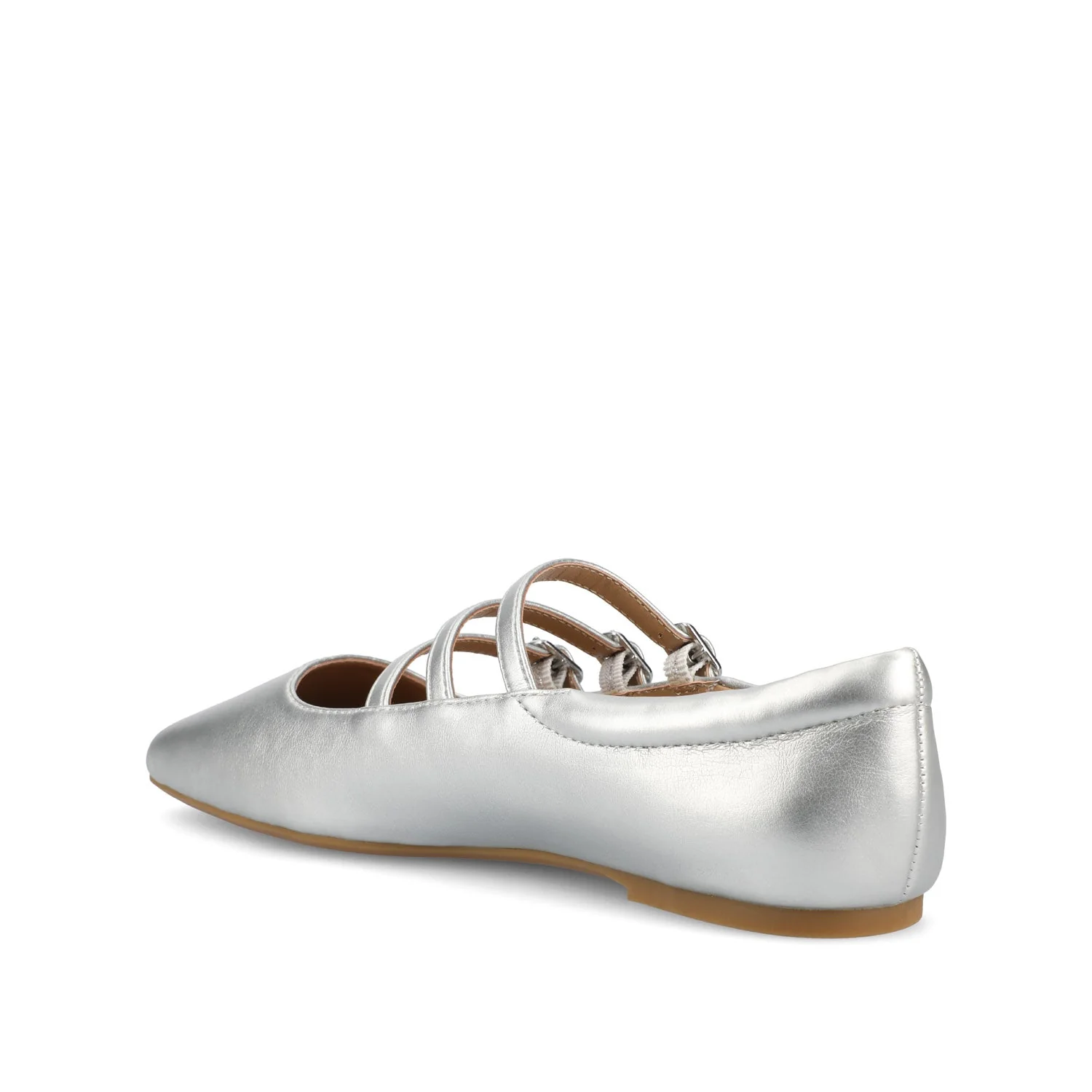 DARLIN BALLET FLATS IN STATEMENT - Silver PU - Image 4