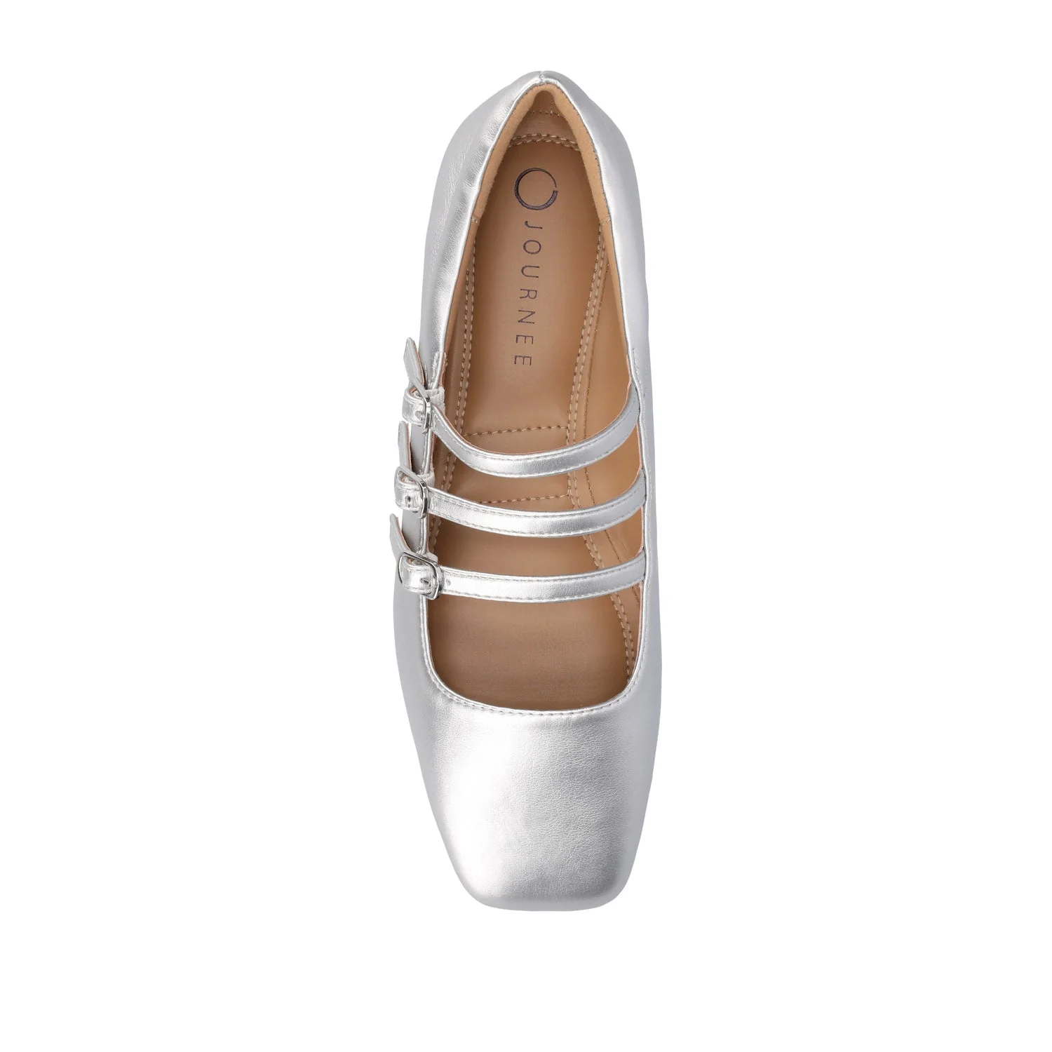 DARLIN BALLET FLATS IN STATEMENT - Silver PU - Image 6