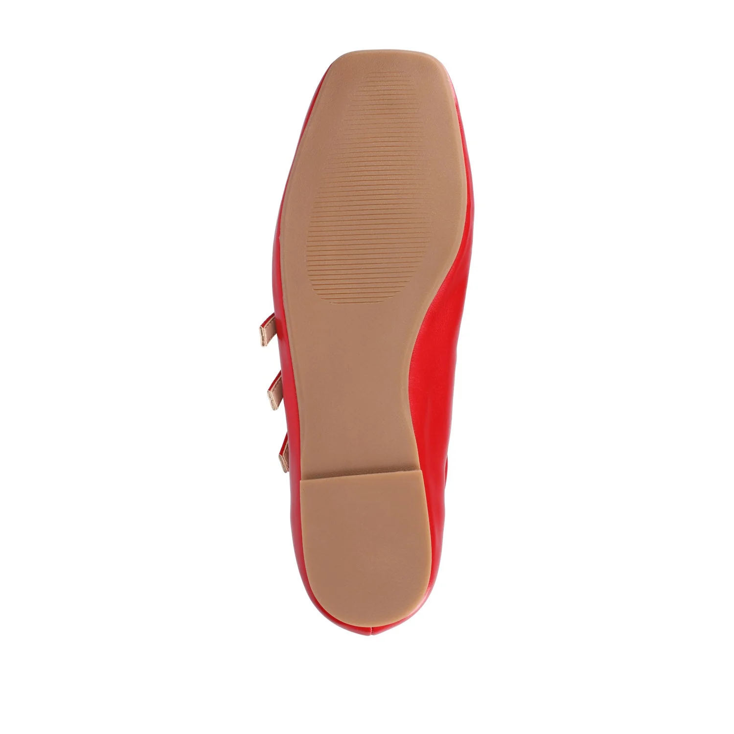 DARLIN BALLET FLATS IN VEGAN LEATHER - Red PU - Image 8