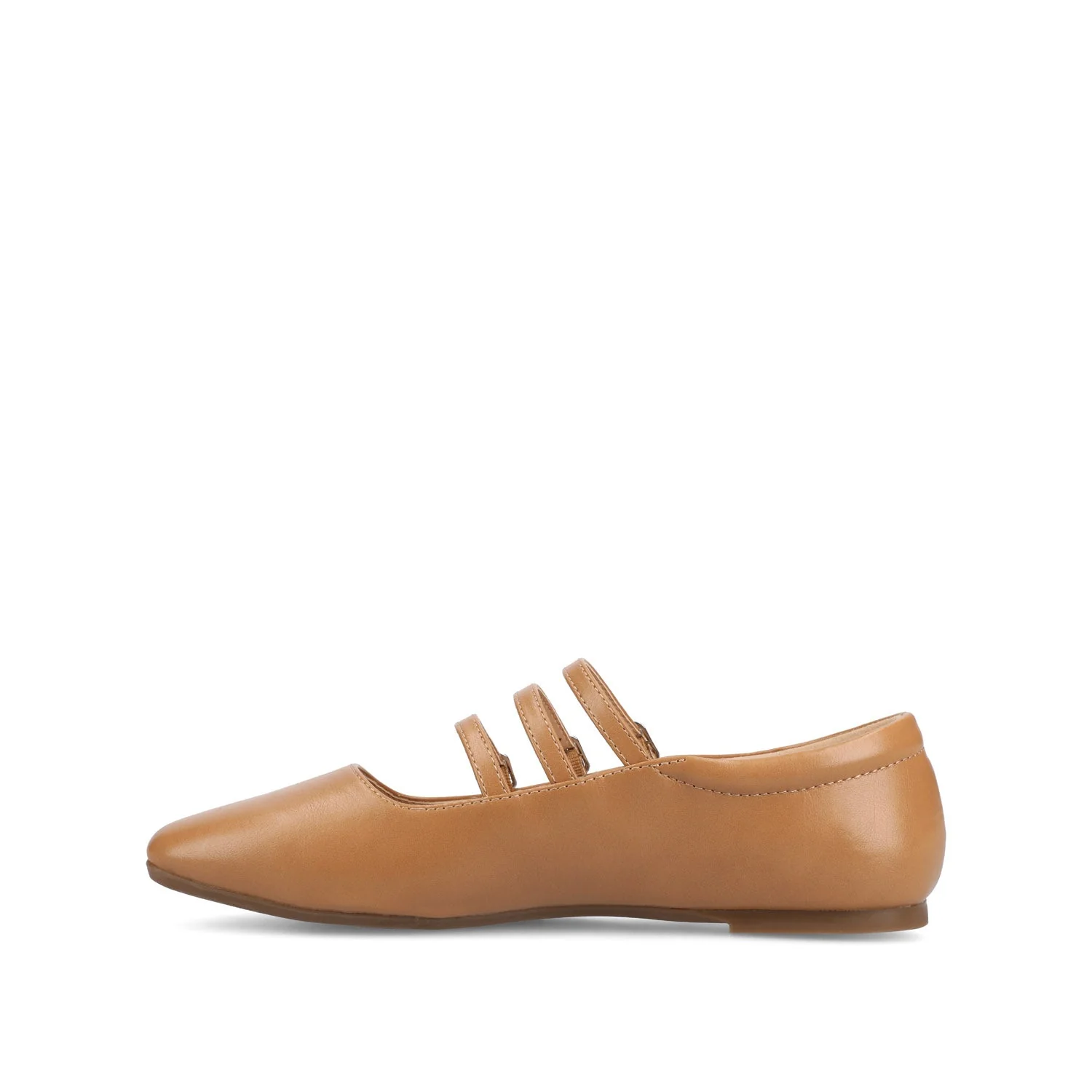 DARLIN BALLET FLATS IN VEGAN LEATHER - Tan PU - Image 3