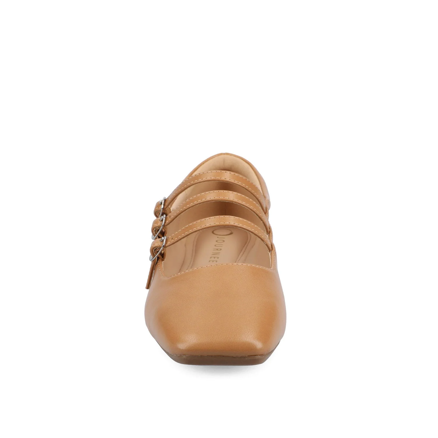 DARLIN BALLET FLATS IN VEGAN LEATHER - Tan PU - Image 5