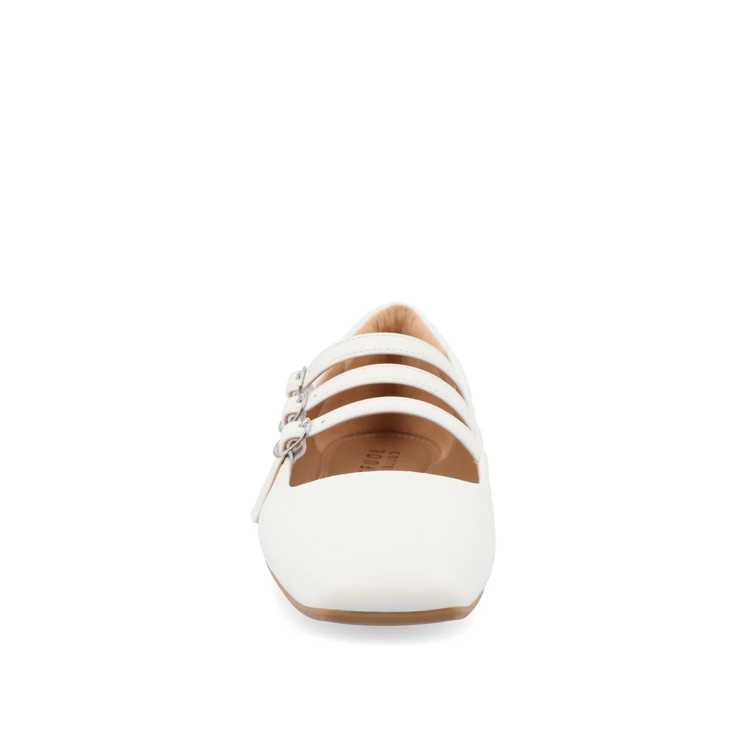 DARLIN BALLET FLATS IN VEGAN LEATHER - White PU - Image 5