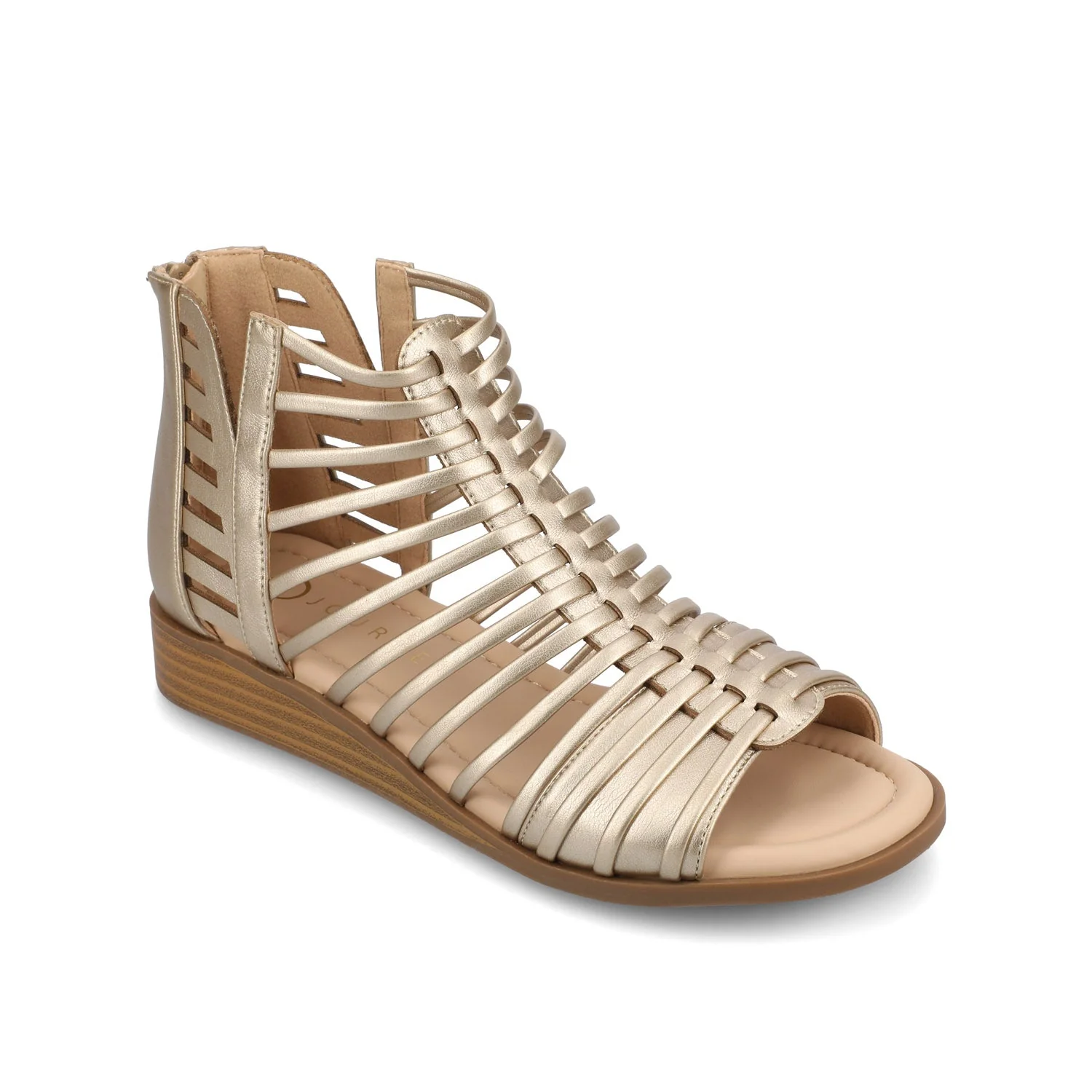 DELILAH GLADIATOR SANDALS IN STATEMENT - Champagne - Image 2