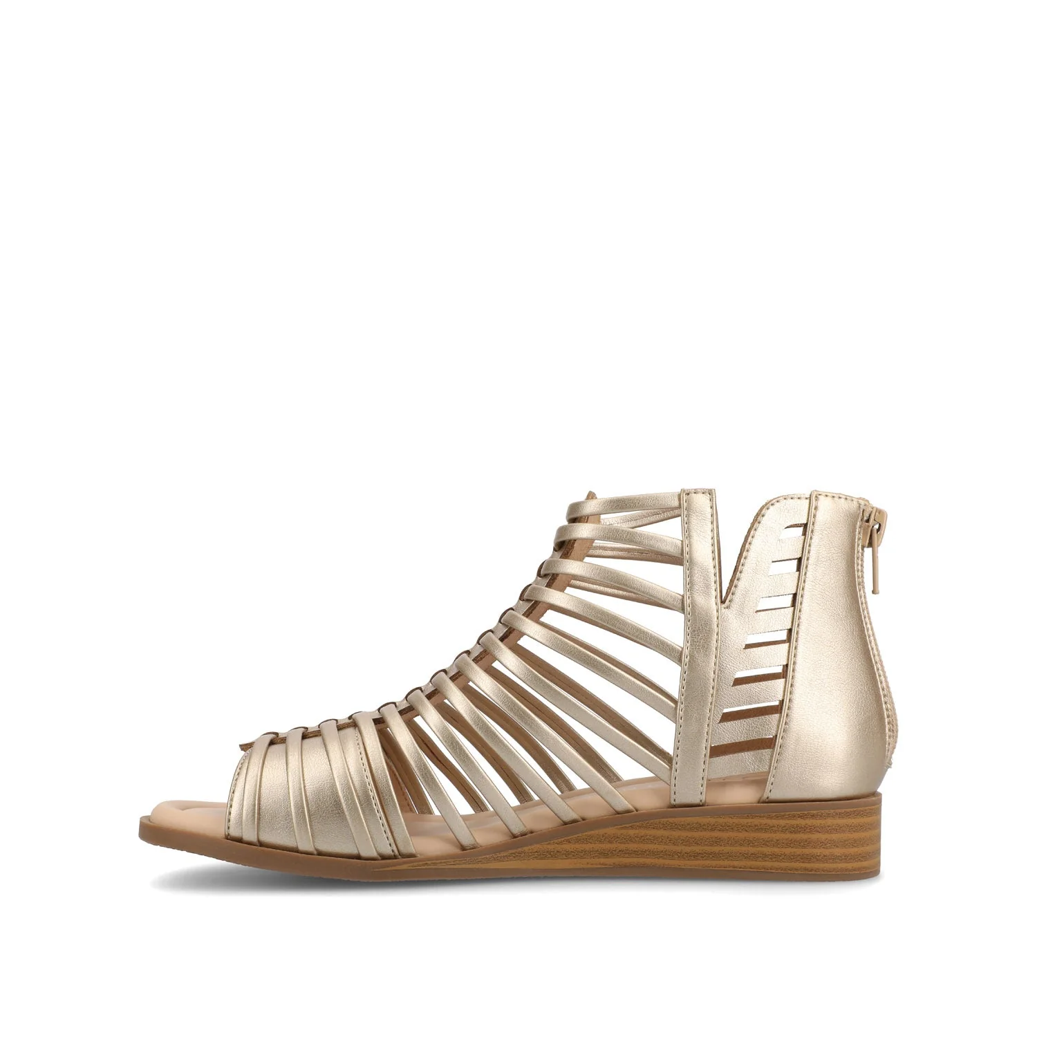 DELILAH GLADIATOR SANDALS IN STATEMENT - Champagne - Image 3