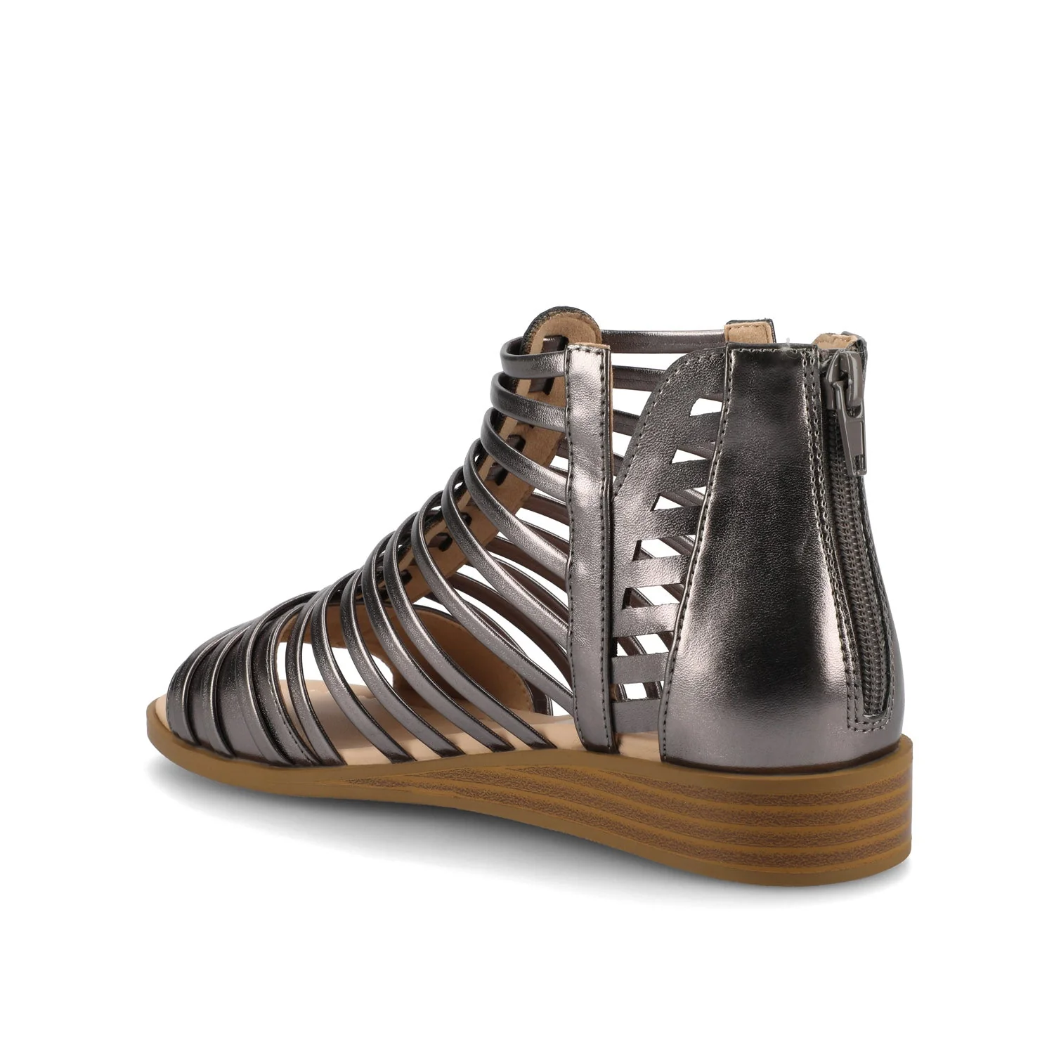 DELILAH GLADIATOR SANDALS IN STATEMENT - Pewter - Image 4
