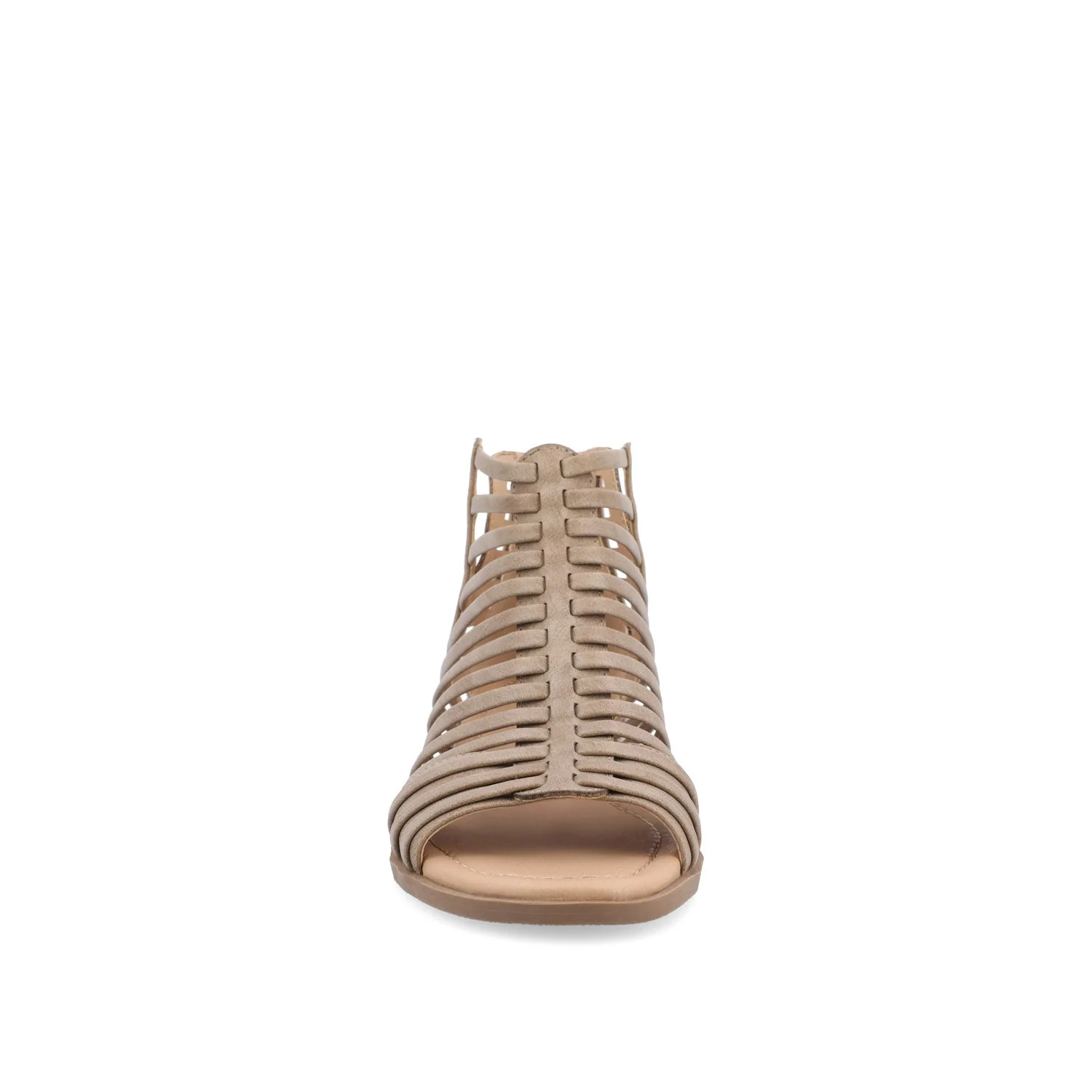 DELILAH GLADIATOR SANDALS IN VEGAN LEATHER - Tan - Image 5