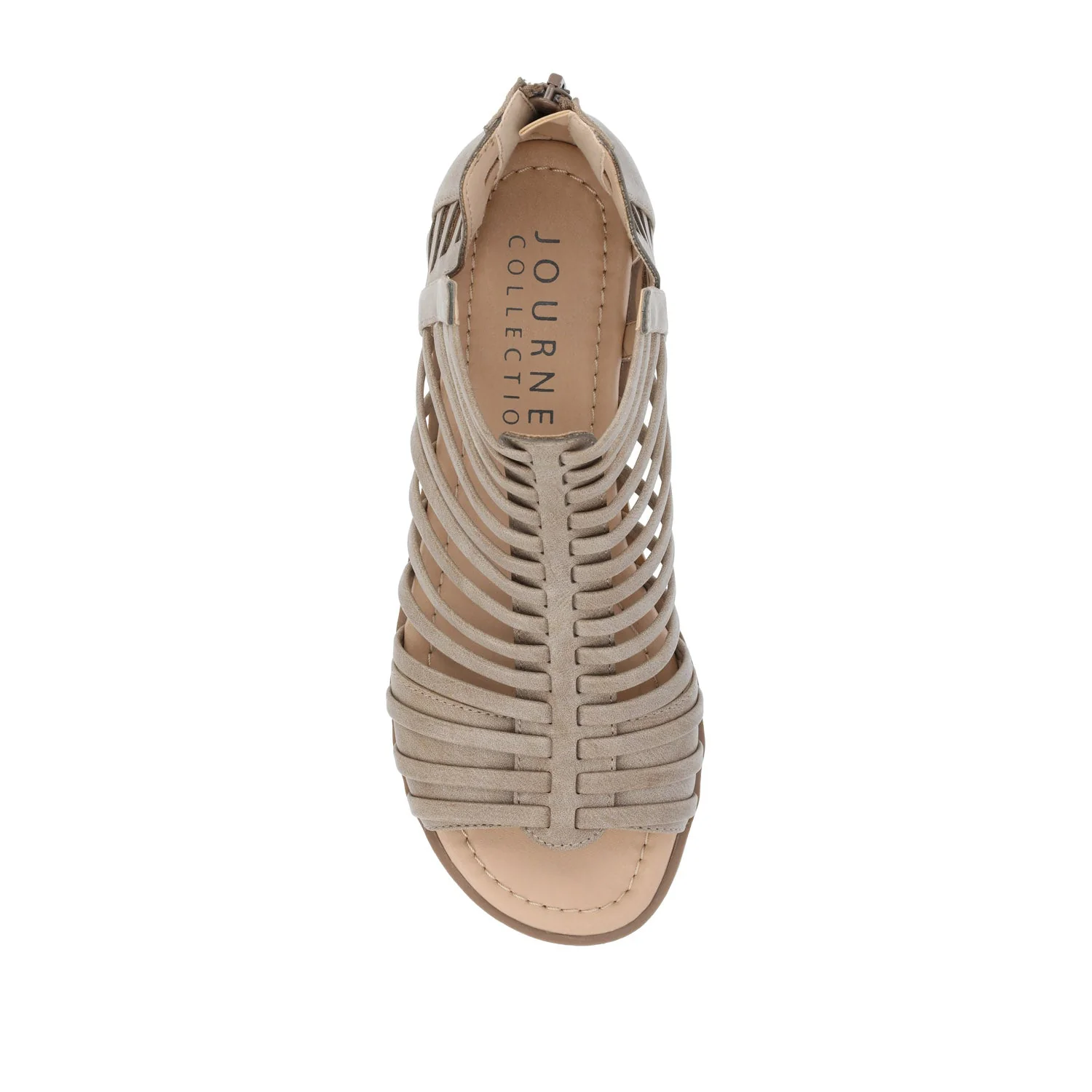 DELILAH GLADIATOR SANDALS IN VEGAN LEATHER - Tan - Image 6
