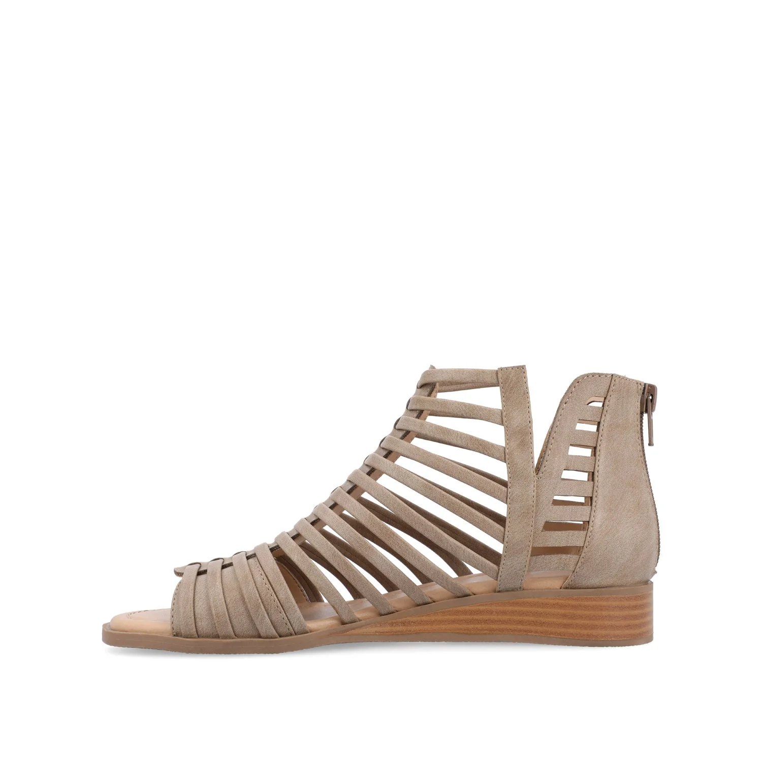 DELILAH GLADIATOR SANDALS IN WIDE - Tan - Image 3